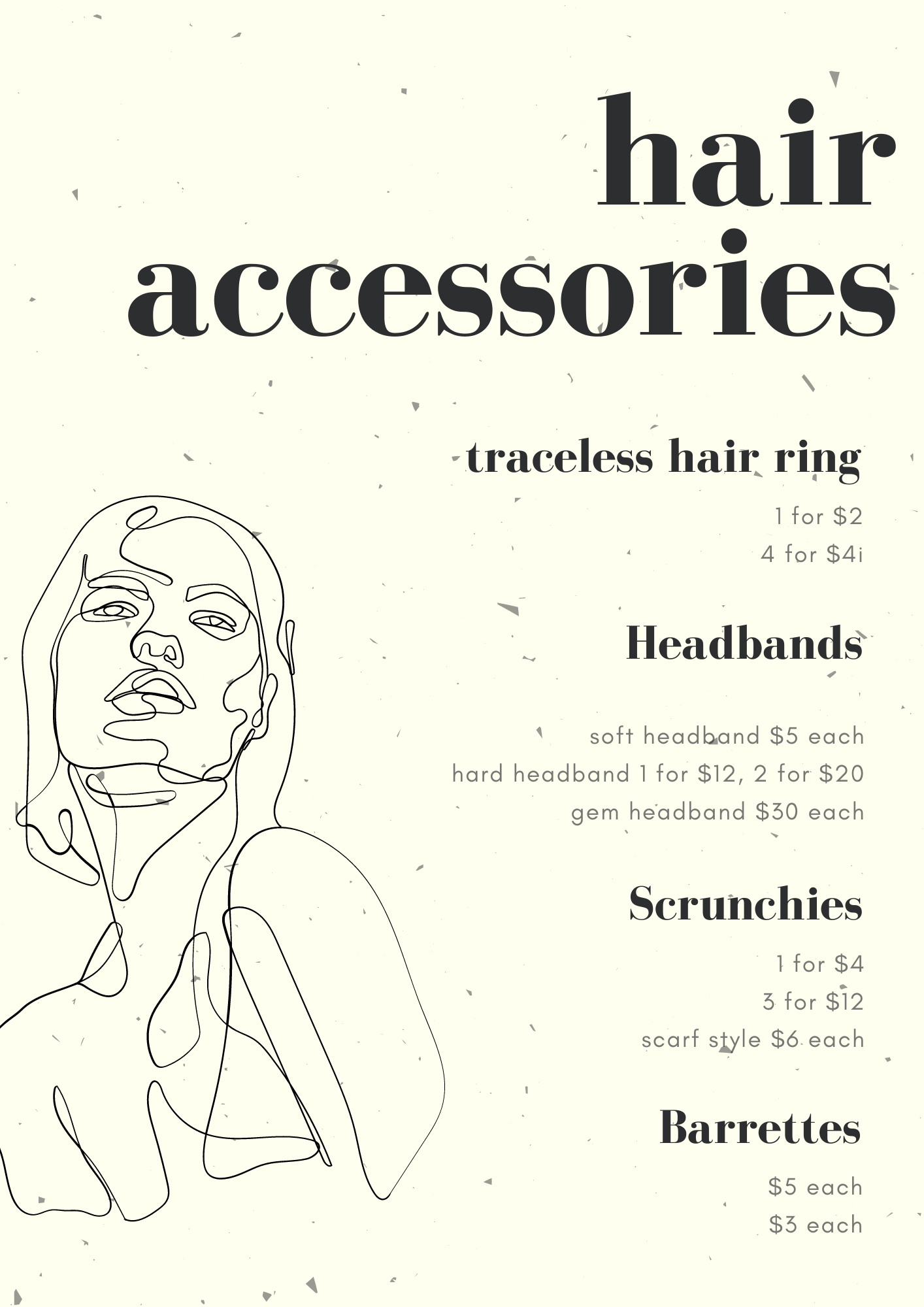 Pricing Sheet