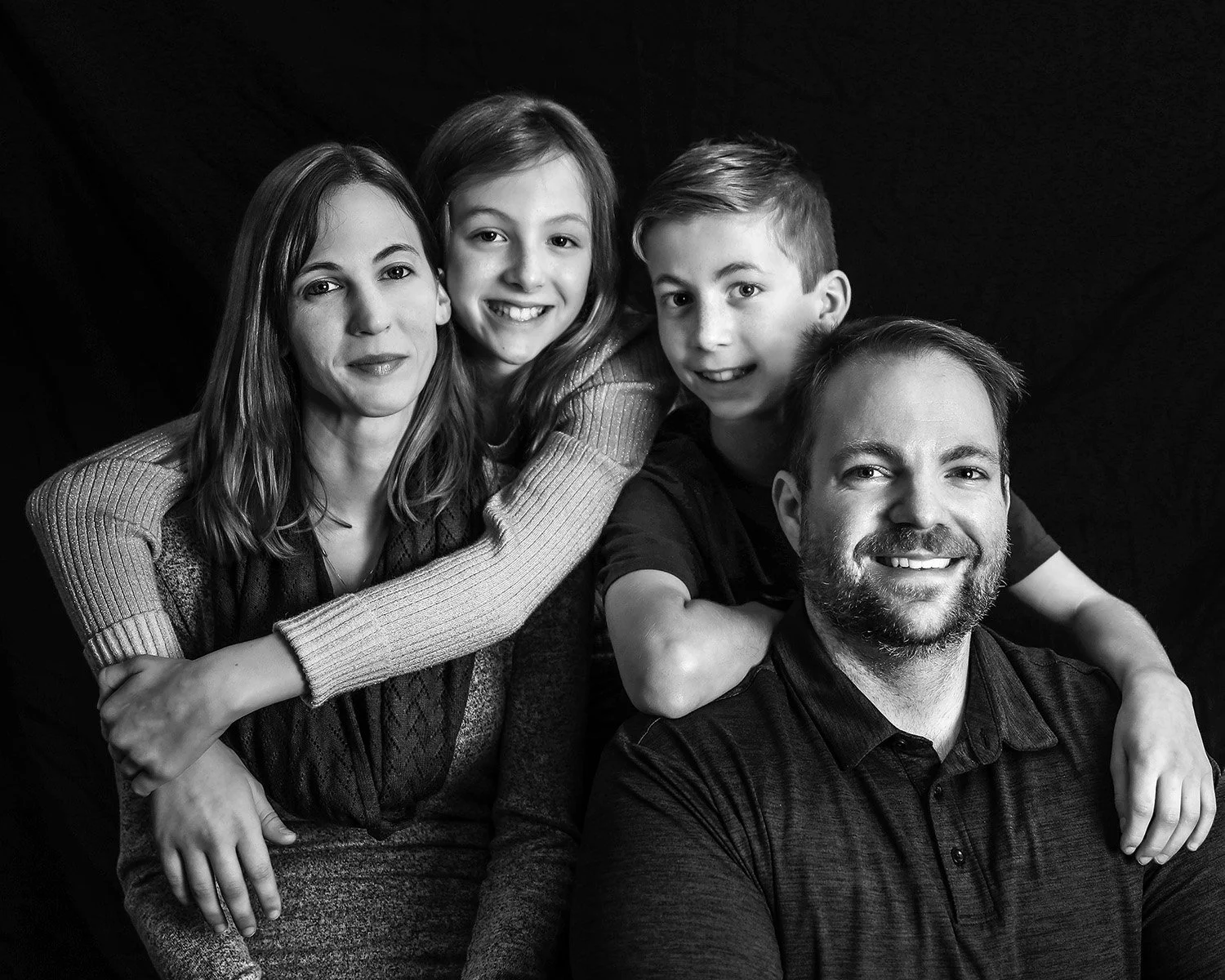 Black and White family portraits
