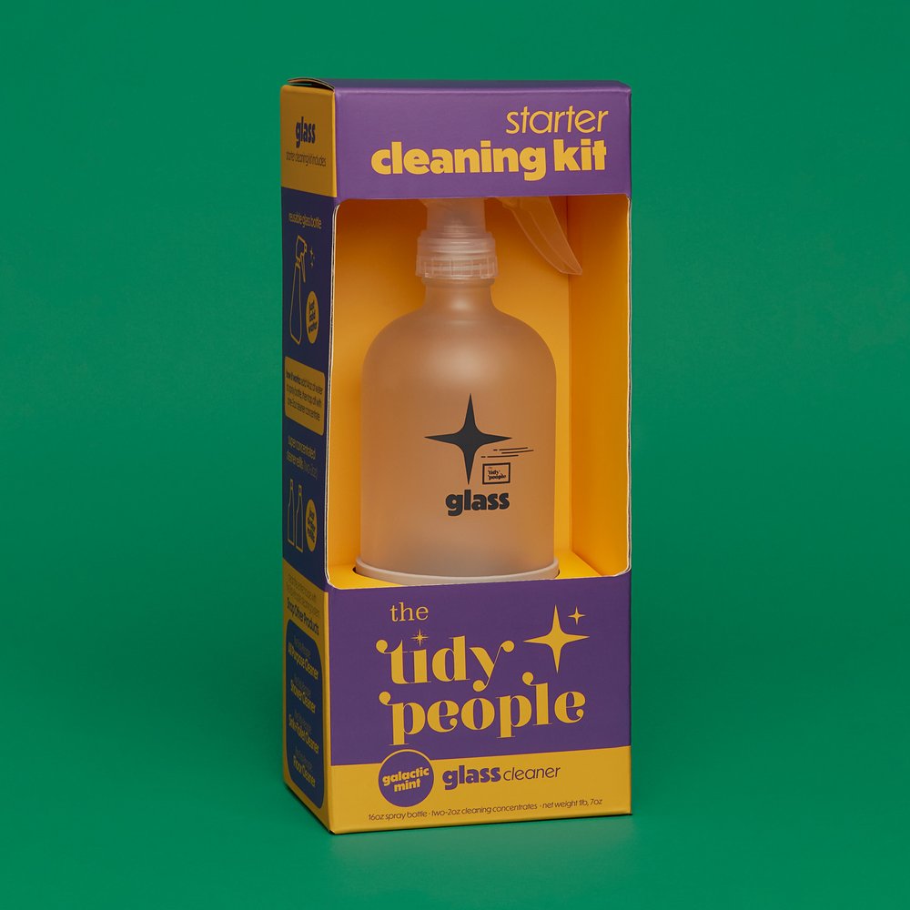 Effortless Sparkle with Glass & Mirror Cleaner Kit - Eco-Friendly & Vegan