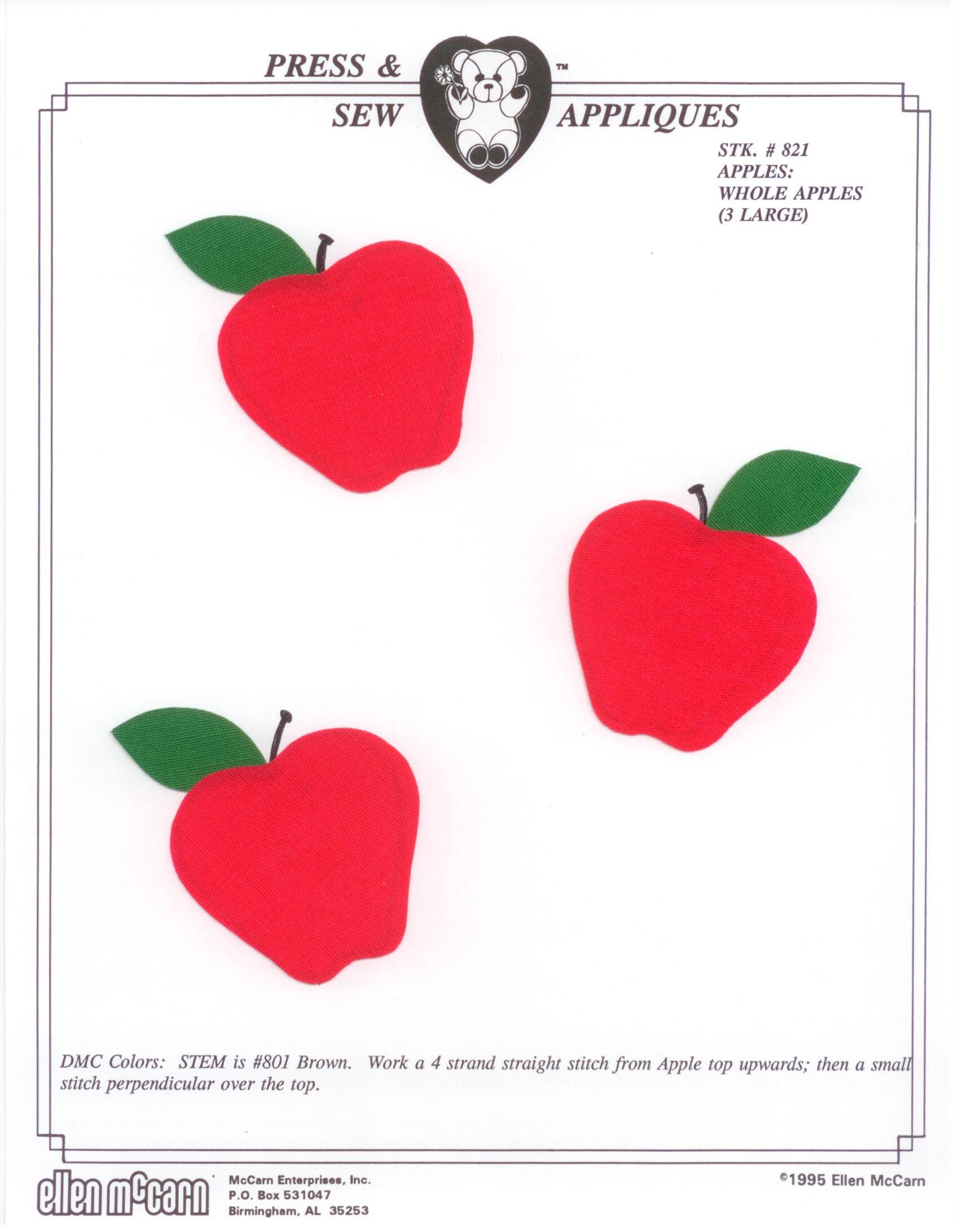 3 Whole Apples (Large)