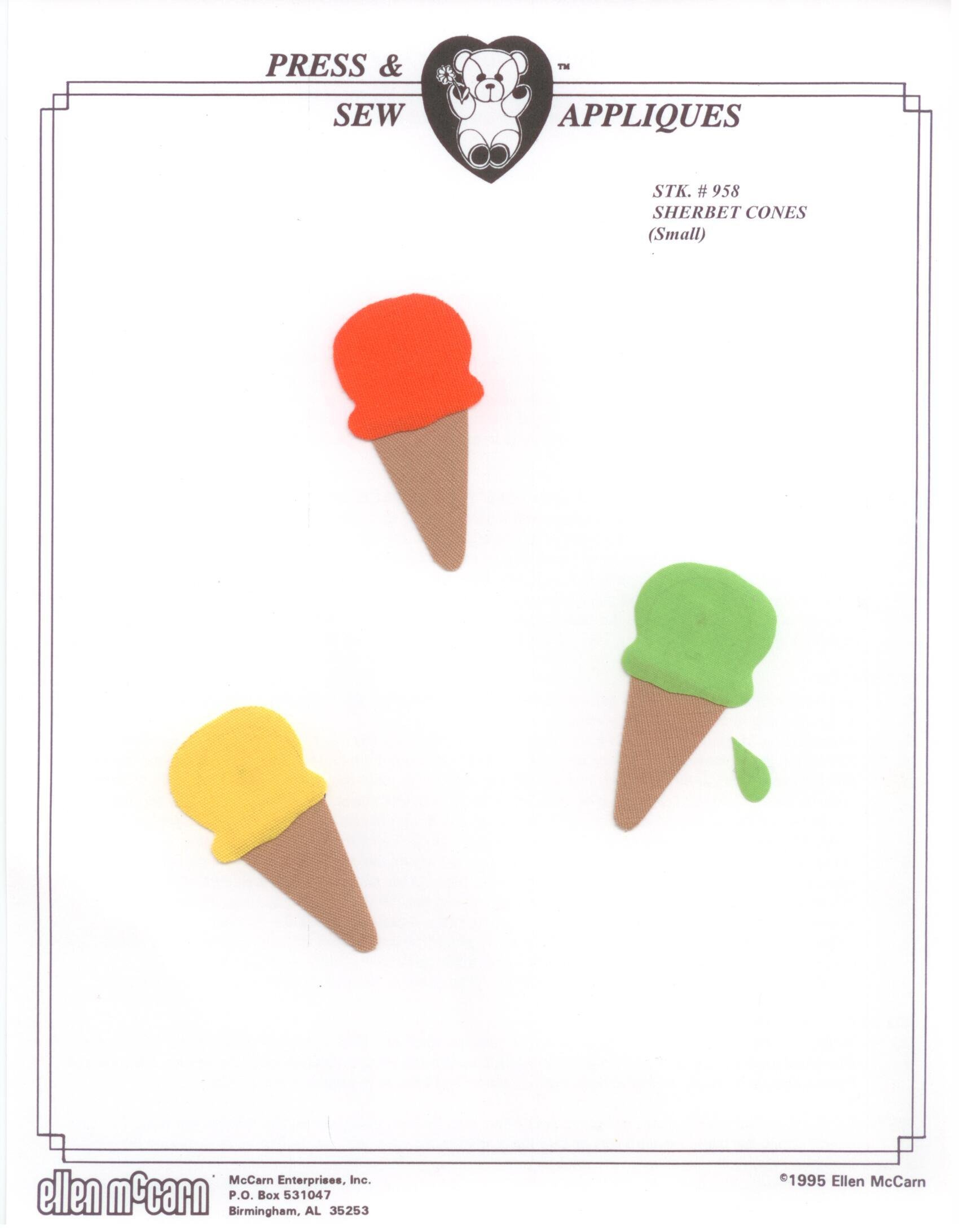 Sherbet Cones (Small)