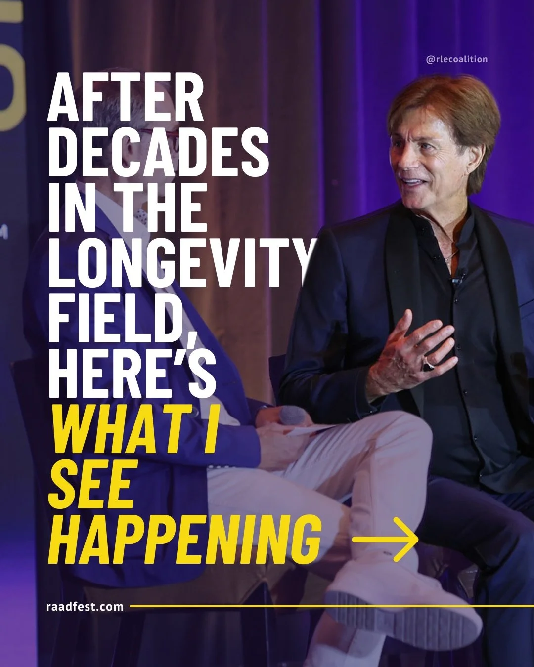 Longevity didn&rsquo;t become mainstream by accident.

It became mainstream because people were willing to stand for it before it was popular.

Now the field is louder.
 Bigger.
 More commercial.

This phase requires discernment.

RAADfest 2026 is ex