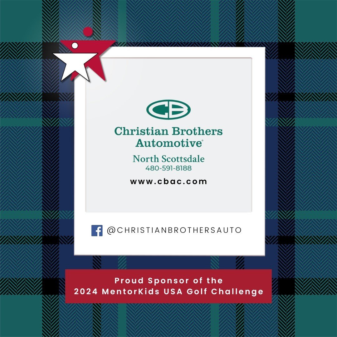 Hats off to Christian Brothers Automotive 🚗  for revving up their support for MentorKids USA in our 2024 Golf Challenge! ⛳ Your commitment to community shines bright on and off the course, fueling opportunities for youth from underprivileged neighbo