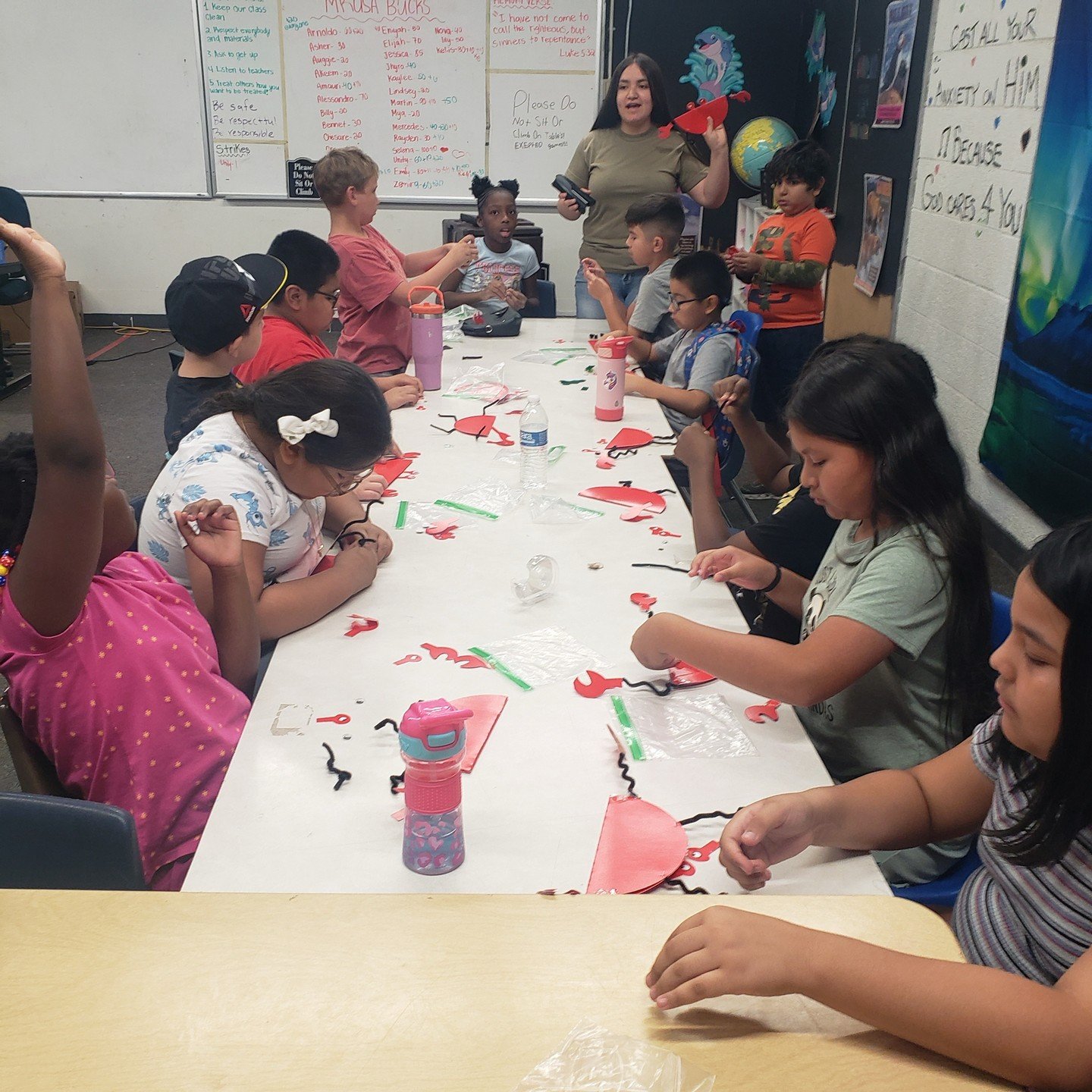 Last weeks theme at Mentorkids South Phoenix was VBS Week! We had such an amazing time learning about the &ldquo;True North&rdquo; and we all became so much closer to god! At the end of the week we had a massive water day with a water slide and pizza
