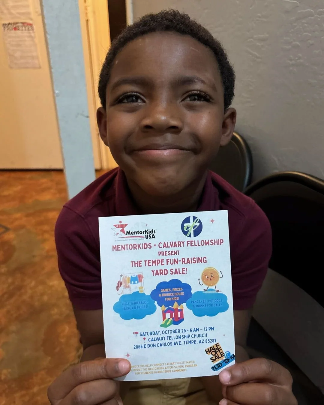 Tempe Fun-Raising Yard Sale! 🌟
We’re teaming up with Calvary Fellowship Church for a morning full of bargains, hot dogs, and big community impact!
🗓 Saturday, October 25
⏰ 6 AM – 12 PM
📍 Calvary Fellowship Church
2066 E Don Carlos Ave