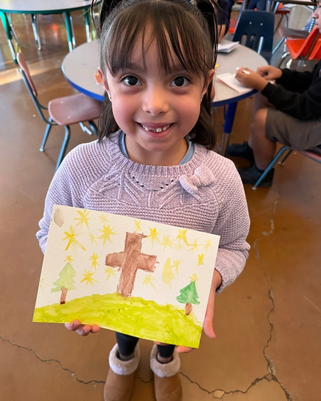 We had such a fun time painting about Christmas time! ✝️ What are you most looking forward to during this holiday season?! 🎄 🎁 

 #MentorKidsUSA #BuildingLeaders #LeadersStartHere #LeadAZ #AZYouthRising #PaiutePromise #JesusIsTheReasonForTheSeason