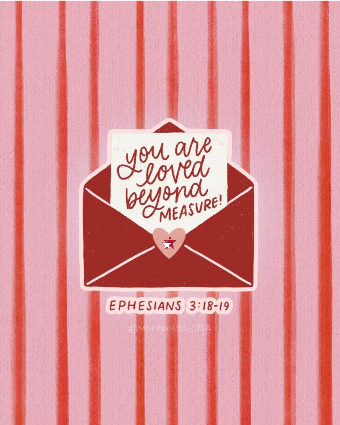 Happy Valentine&rsquo;s Day from all of us at MentorKids USA ❤️

Today (and every day), we&rsquo;re reminded that love isn&rsquo;t just a feeling&mdash;it&rsquo;s a commitment, an action, and a promise. Jesus said, &ldquo;Love one another as I have l