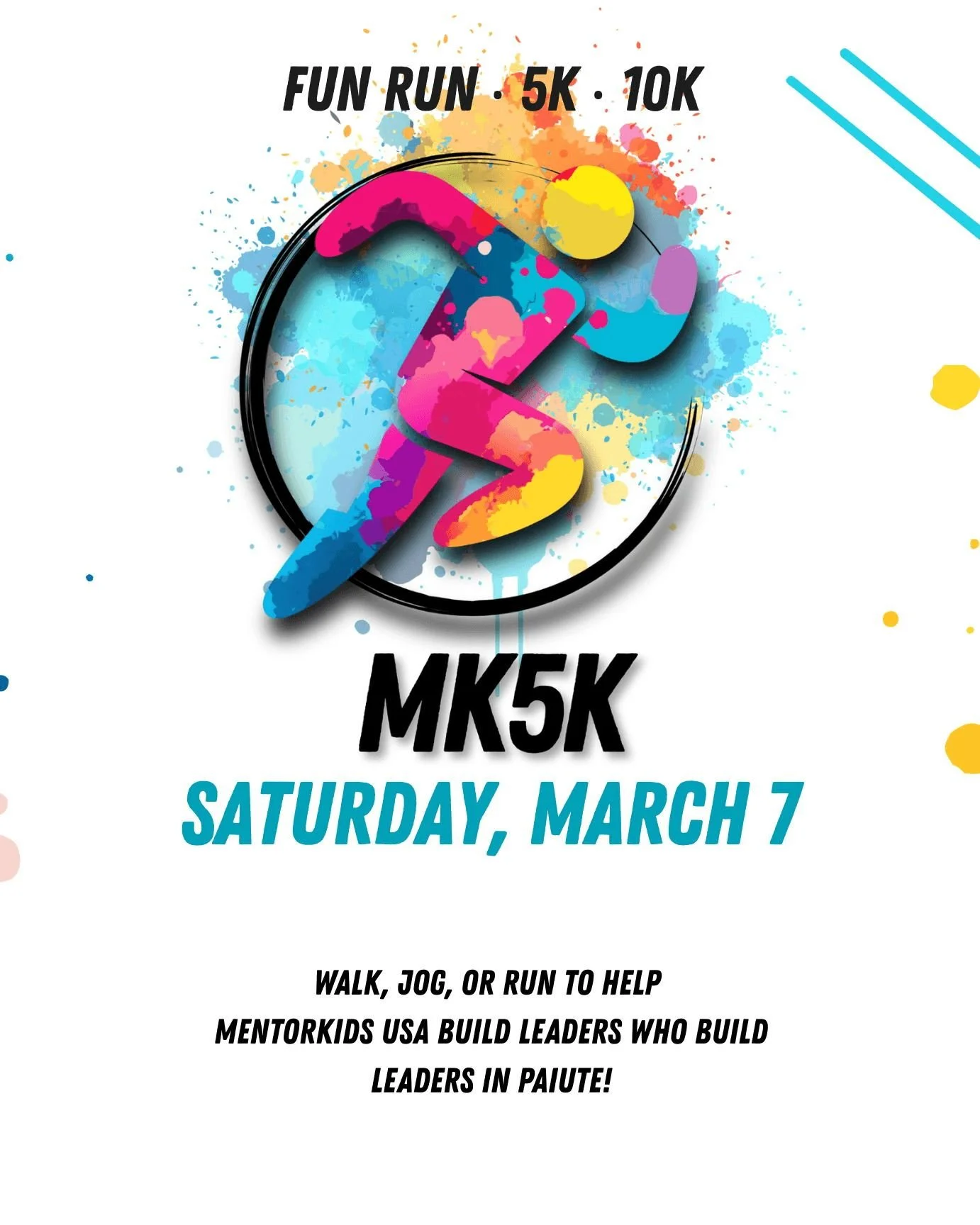 🚨 Heads up! 🚨 
MK5k pricing increases again on Feb 22! Save your spot and guarantee your T-shirt order by registering before then!  https://donate.mentorkidsusa.org/event/mk5k-2026/e755413