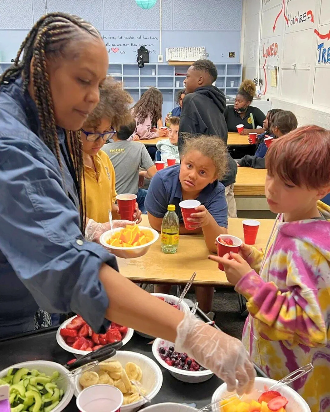 Learning doesn&rsquo;t just happen with books&mdash;it happens around tables, through hands-on moments, and by trying something new. 🥭🥒🍓

Our students are learning how to prepare healthy food, explore fruits and vegetables, and build habits that c