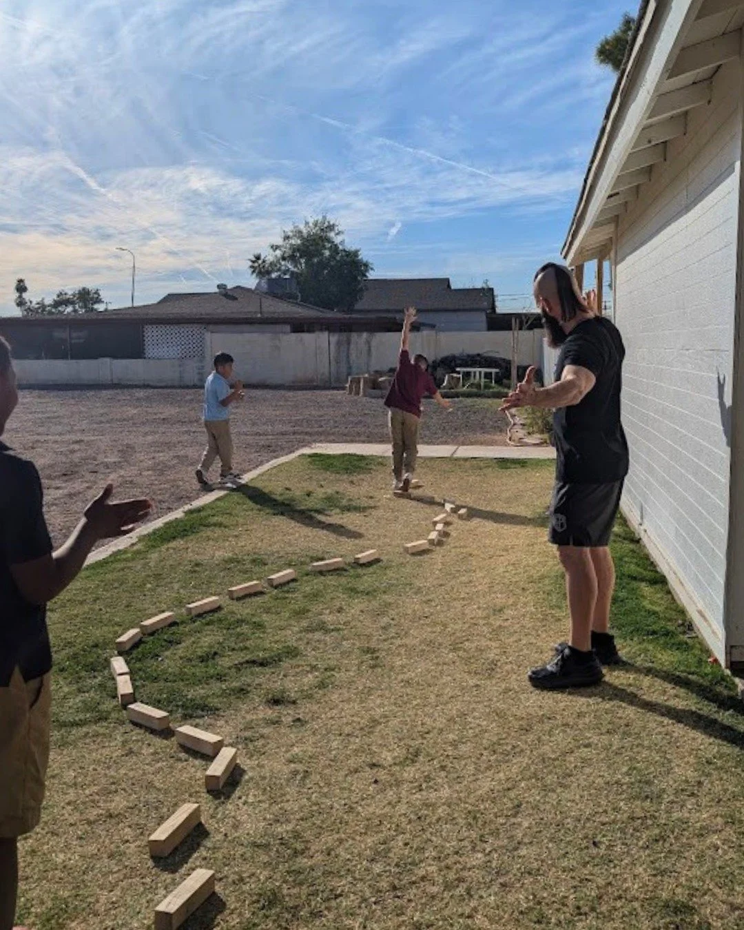 Strong bodies. Strong minds. Strong futures. 💪

We&rsquo;re grateful for partners like EJ (Ernest Garcia) from @revived_fitness who show up for our students and make learning about fitness and nutrition hands-on&mdash;and fun.

From balance challeng
