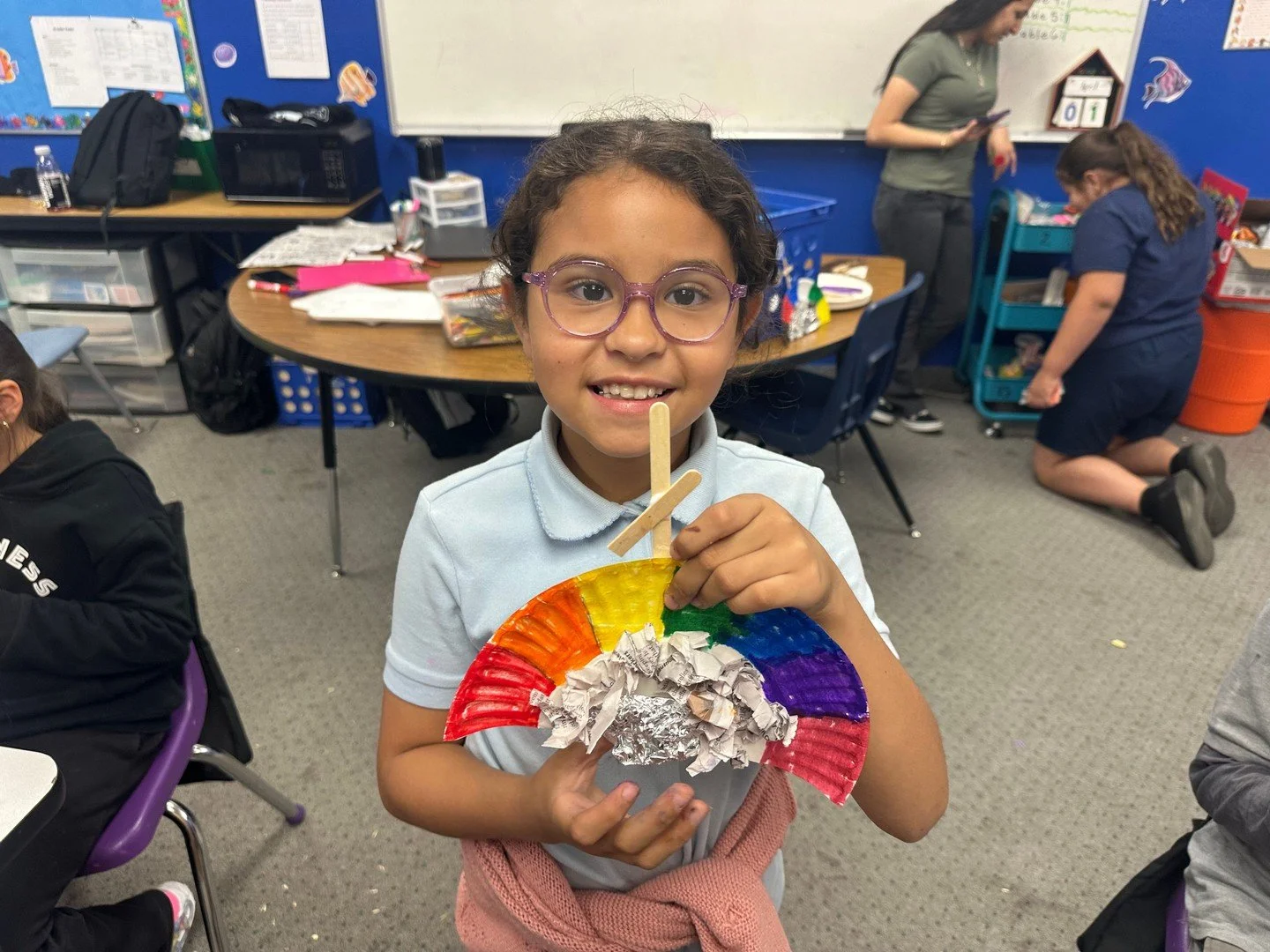 "But God demonstrates his own love for us in this: While we were still sinners, Christ died for us." Romans 5:8 NIV
Palomino students learned the true meaning of Easter. Jesus who loves us died for our sins.
#MentorKidsUSA #PalominoPromiseN