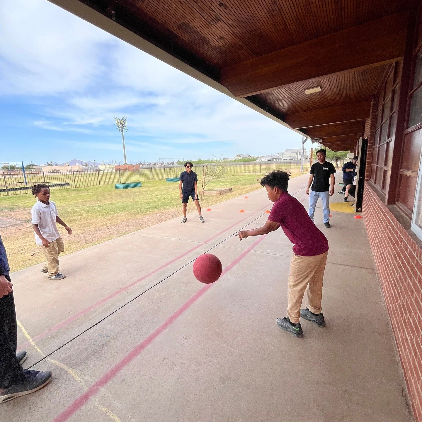 Who remembers playing Four Square as a kid?🙋&zwj;♀️ 

Our kids in South Phoenix have been playing and they love it! It's  so amazing to see how games they play are still the same

#BuildingLeaders 
#LeadersStartHere 
#LeadAZ 
#AZYouthRising 
#SouthP