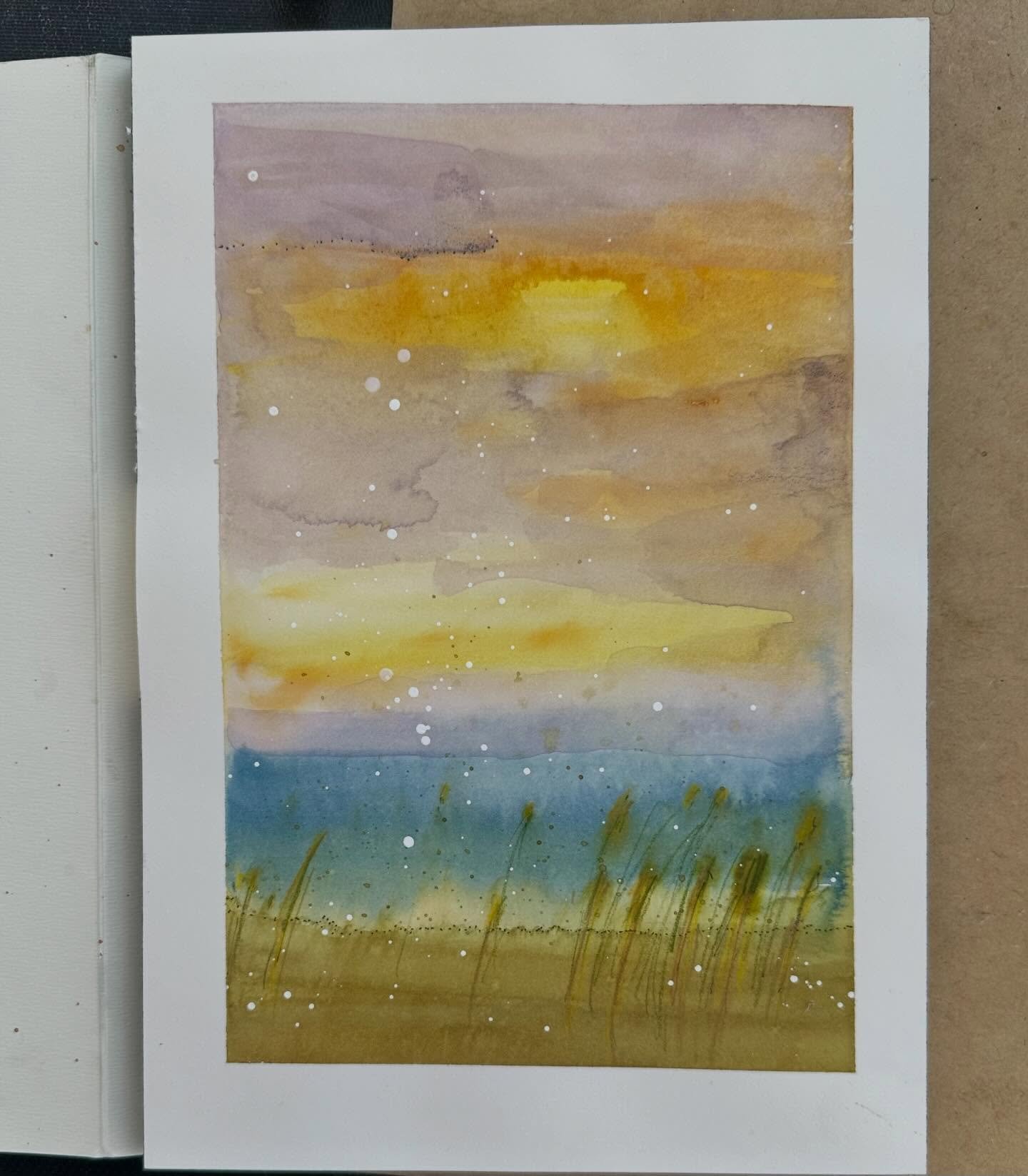 Escapism through watercolor.