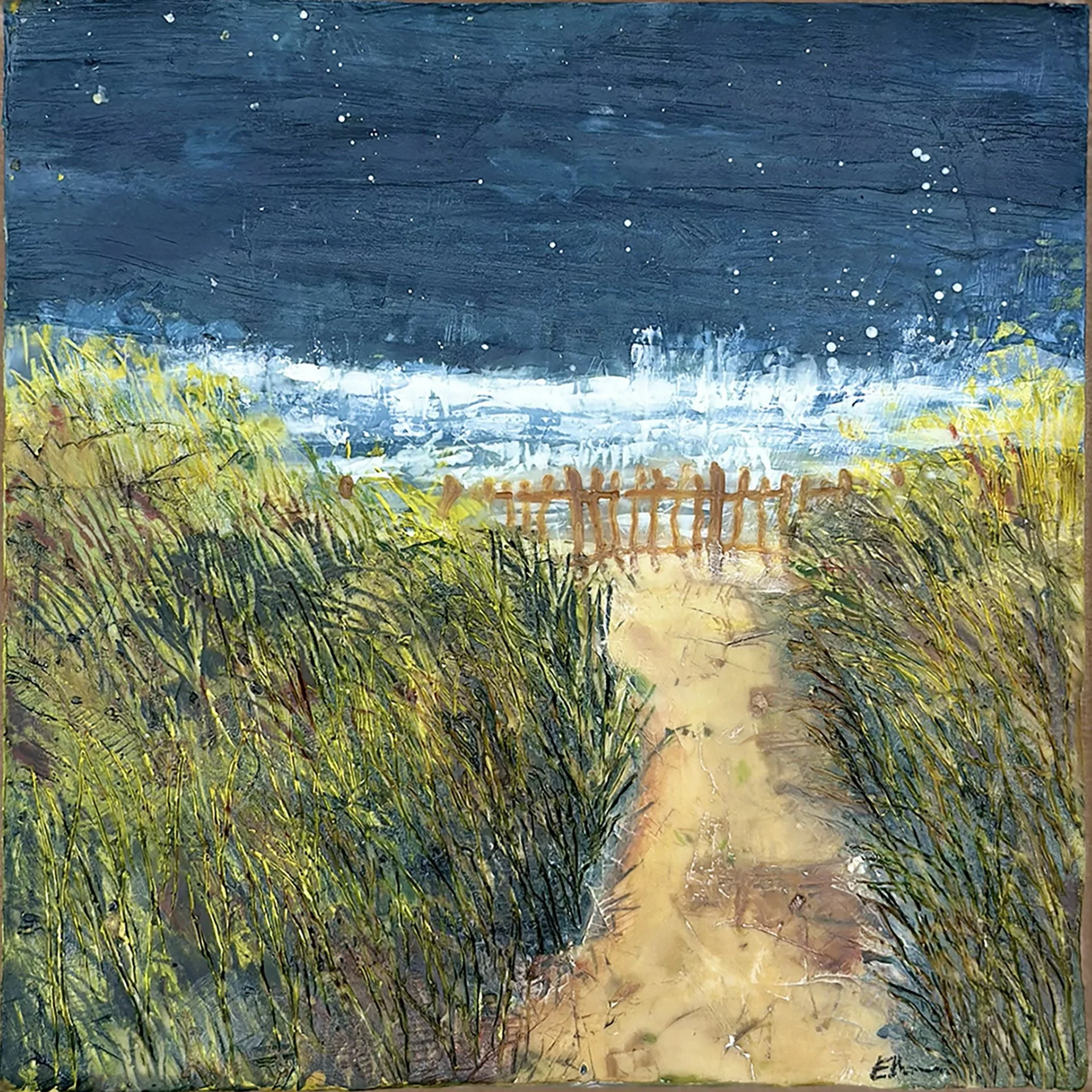 2. Night Beach Unframed.jpg