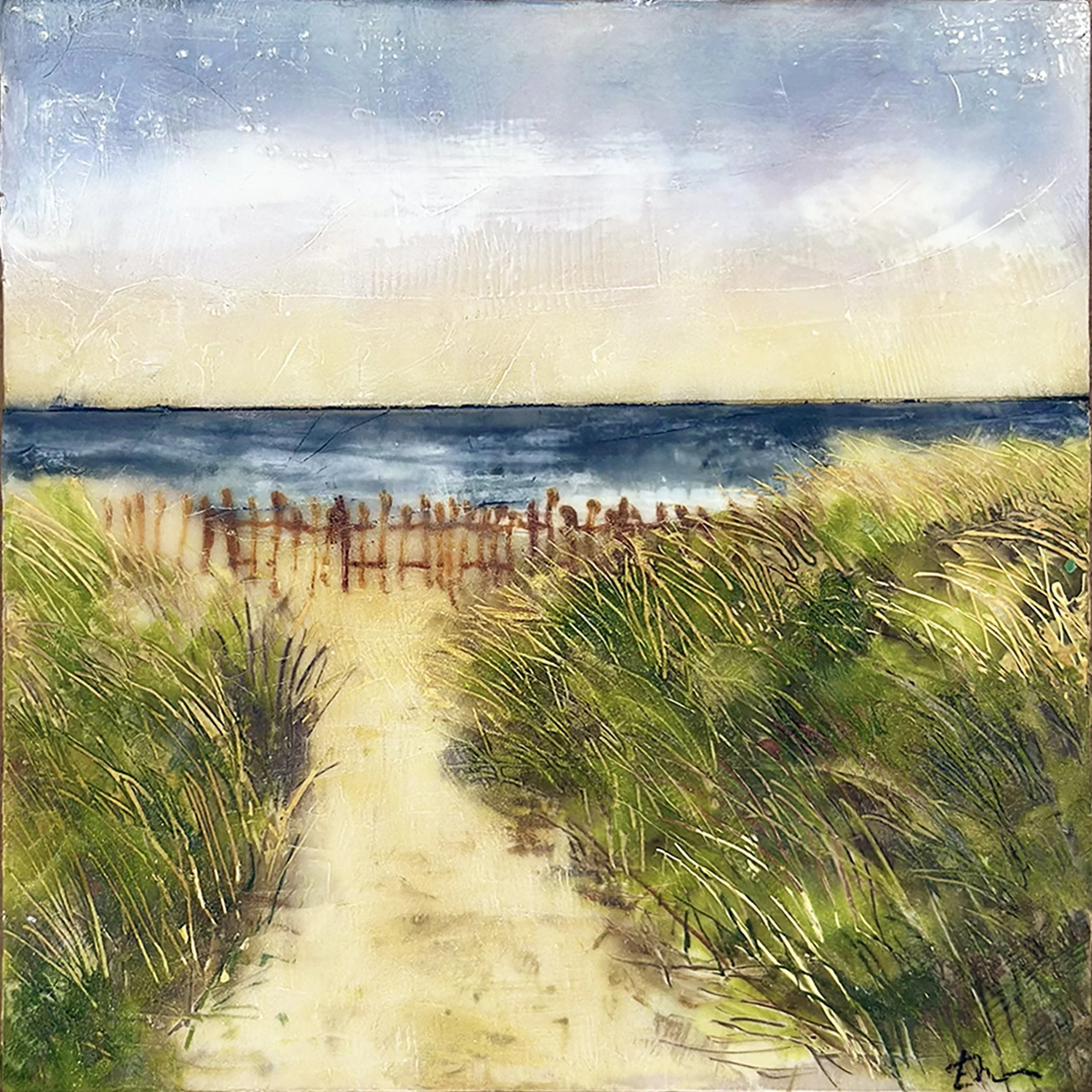 3. Gated Beach Unframed.jpg