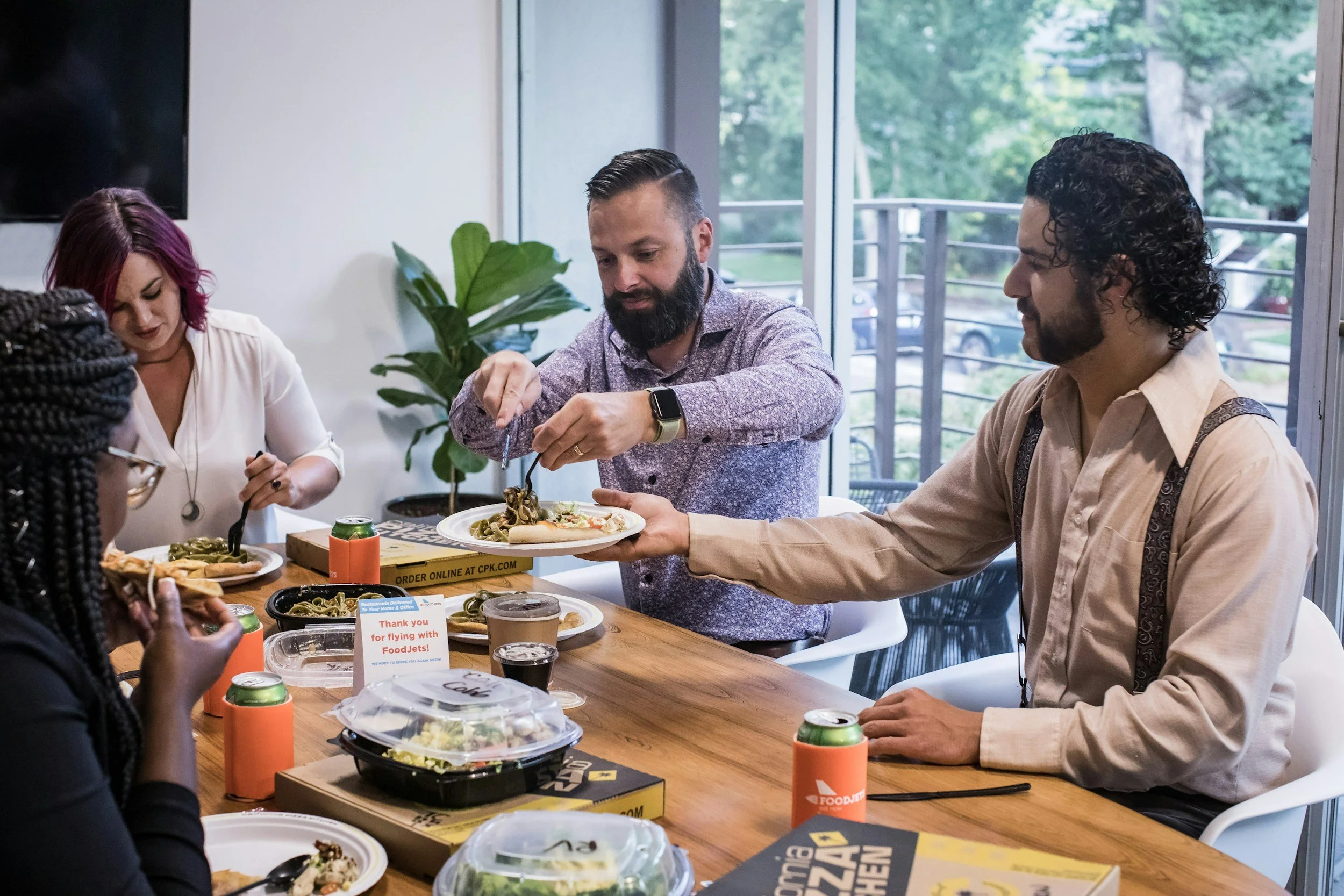 Family Enjoying Jewish Rosh Hashanah Dinner with My Jewish Chef Catering