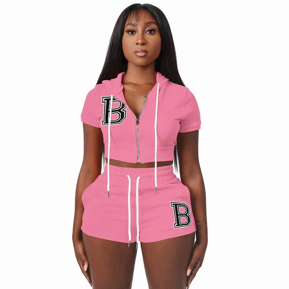 B- FOR BADDIE - 2 Piece Set - Pink
