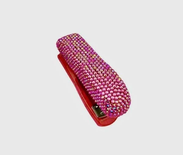 ASSORTED STYLE  Rhinestone Stapler - Pink