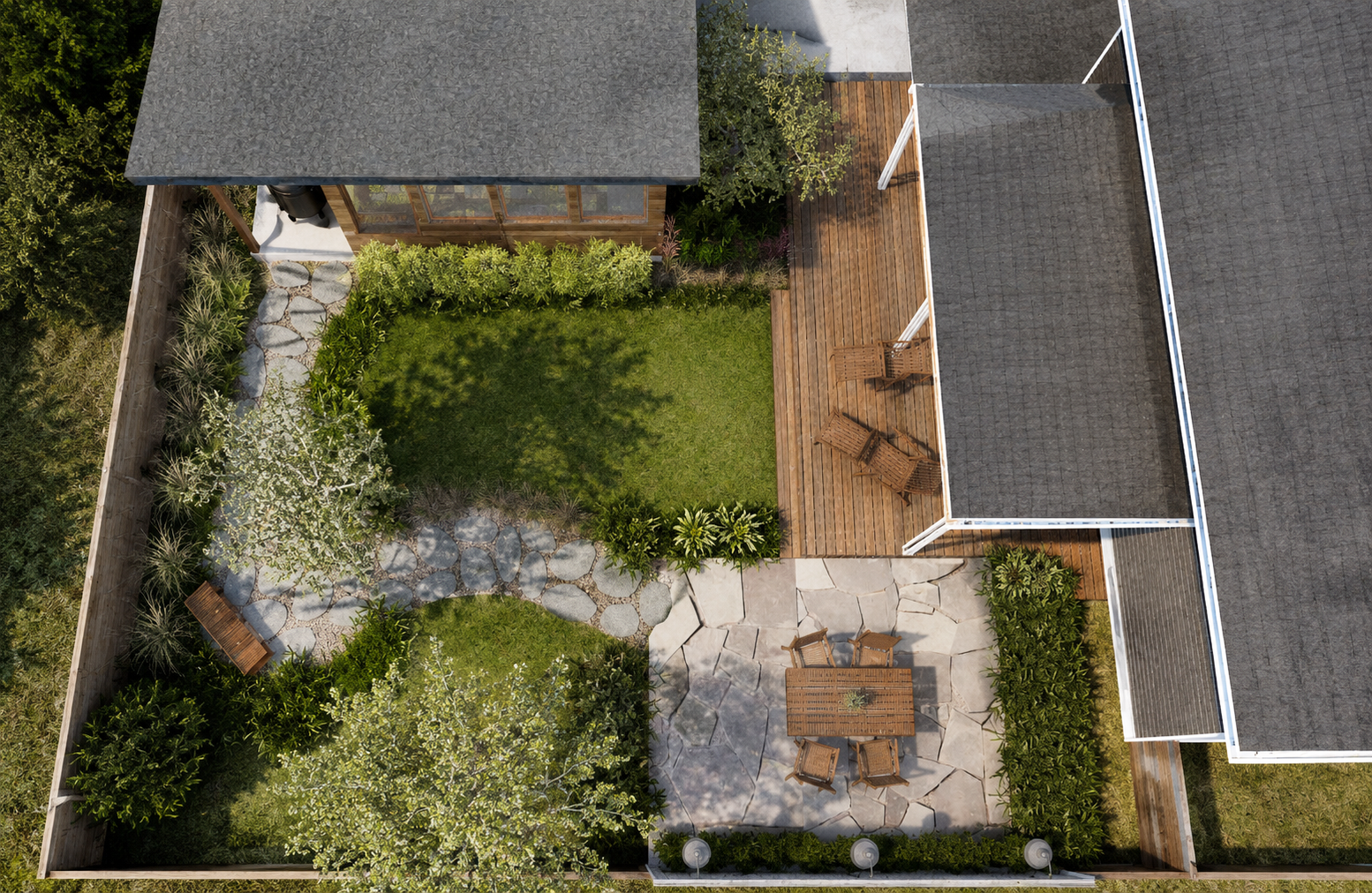 Croner Art Studio Accessory Structure Back Yard Landscape Design.png