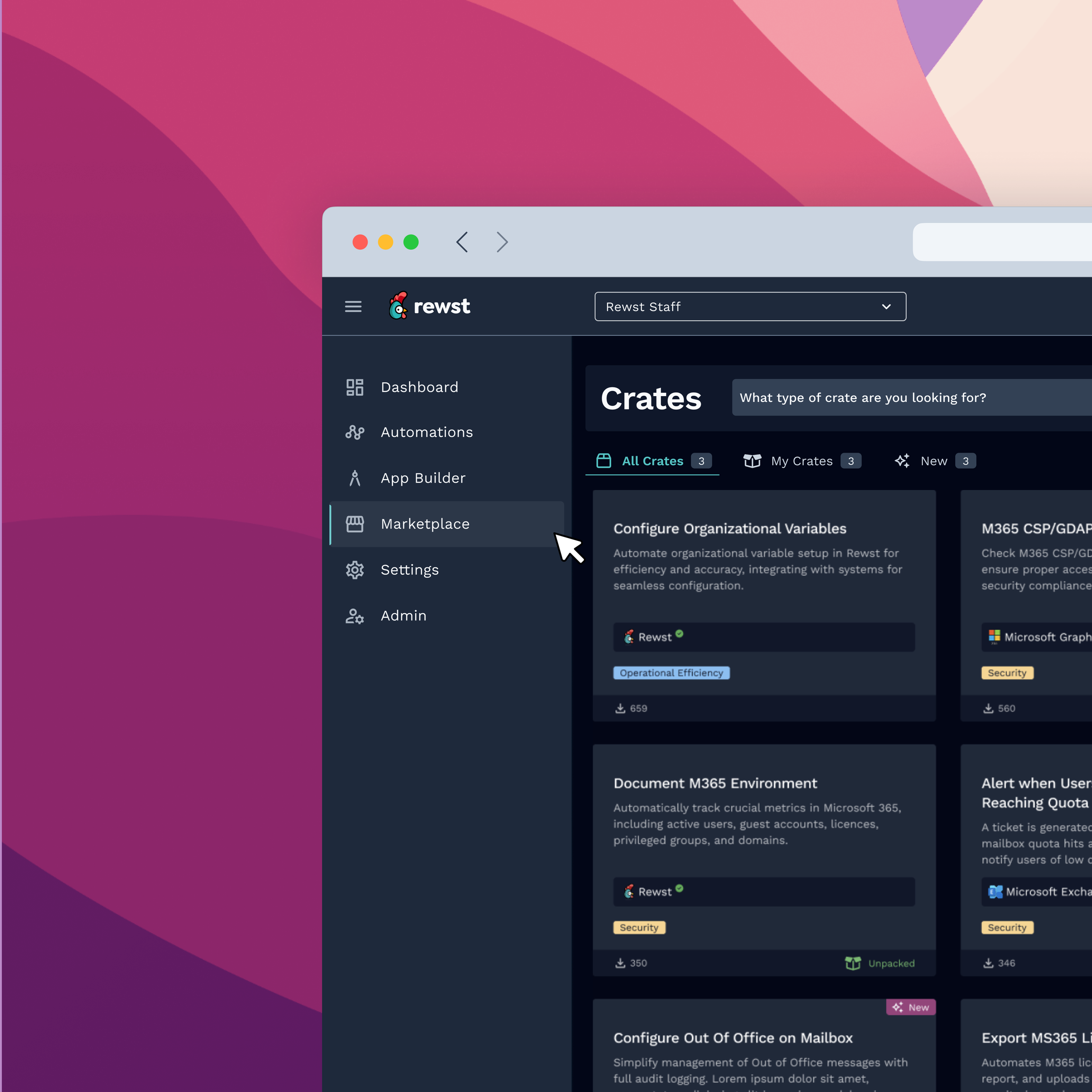 Redesigning the main side navigation