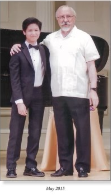 Joshua Park, a student of Sophia Ososkov, received high praises from Director Gustav Ferry. Joshua has been a winner for nine years in a row at Carnegie Piano Festival. He is the 6000th performer in the concert - Photo taken by Dana Benner (portraits