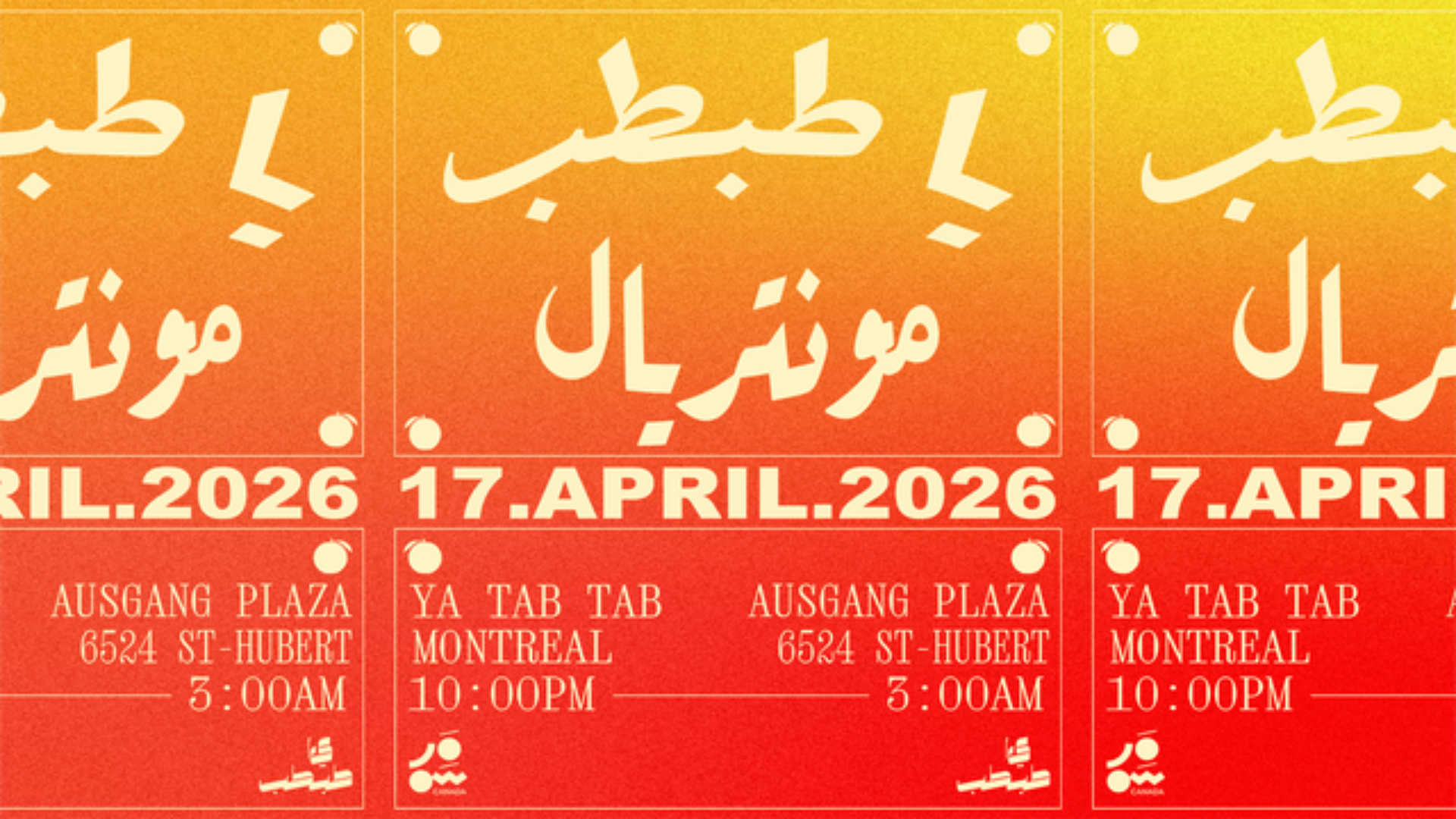 Ya Tab Tab Night | Montreal