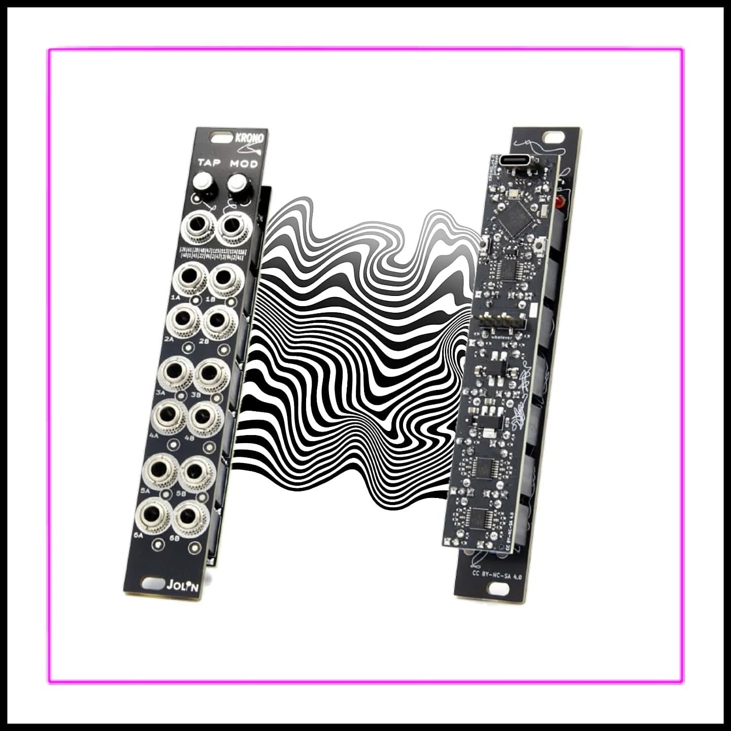 KRONO is here, make your own time.

A new 4HP multi-mode programmable clock generator for Eurorack systems.

It features 12 independent outputs across two groups and offers 10 distinct operational modes, covering standard divisions, mathematical sequ