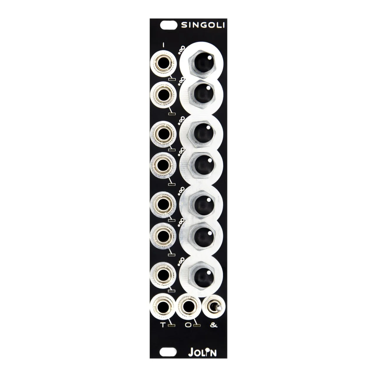 SINGOLI - 7 channels DC coupled active combiner with an analogue transient detector output FRONT