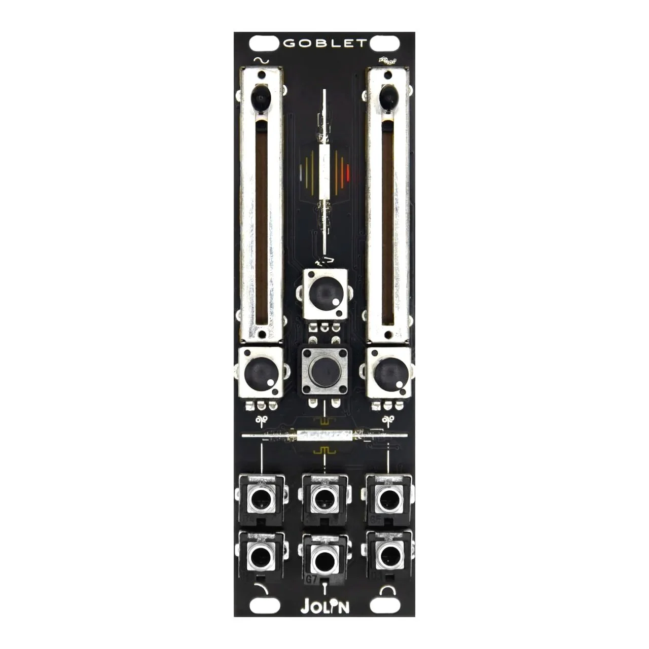GOBLET - analog filter and distortion unit with some added quirks and extra controls FRONT