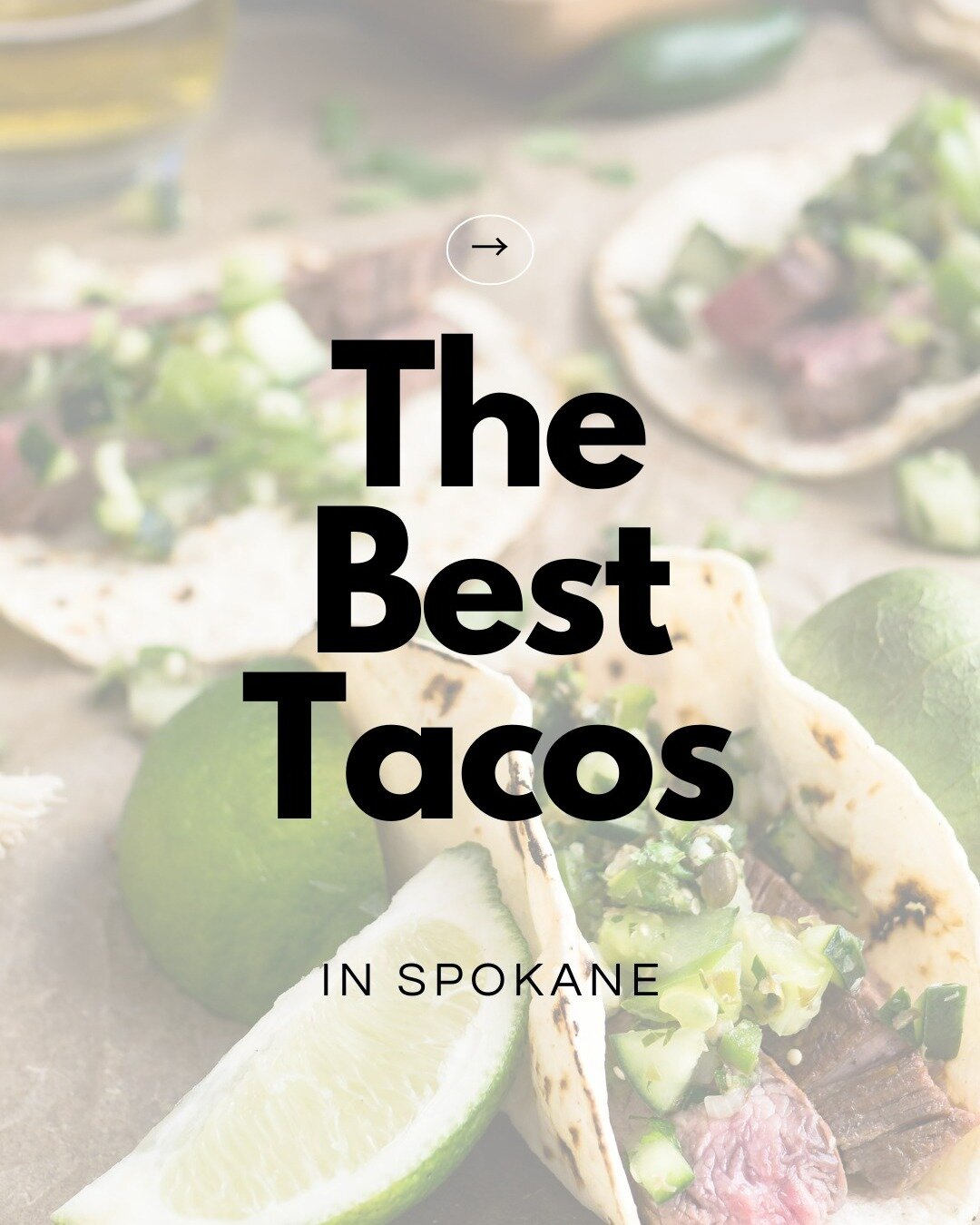 Choo Choo Tortas, Tacos El Guero, Uno Mas Taco Shop, Tacos El Cabron, Le Plaza de Mexico, and Birreria Tijuana are all highly-rated taco places in Spokane. Here are some more details on each:

Choo Choo Tortas: known for their Mexican sandwiches (tor