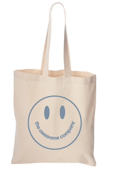 awesome co smiley tote — The Awesome Company