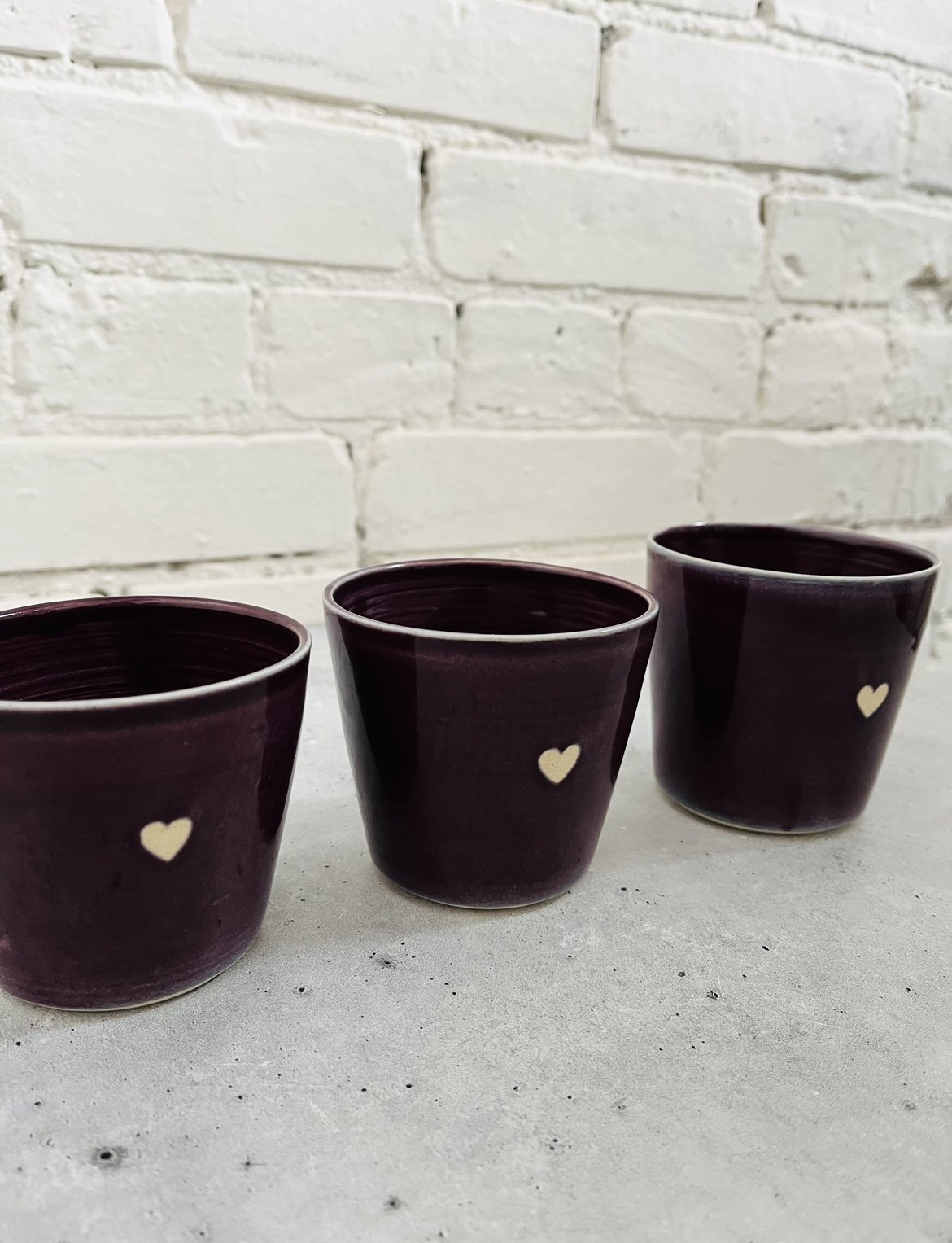 Set of Heart Tipple Tumblers