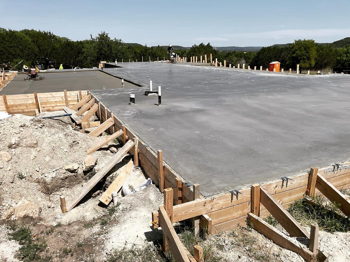 Slab on our first spec home went in this week.  Super grateful for everyone&rsquo;s help&hellip;.. now time for the fun and start framing!!!!