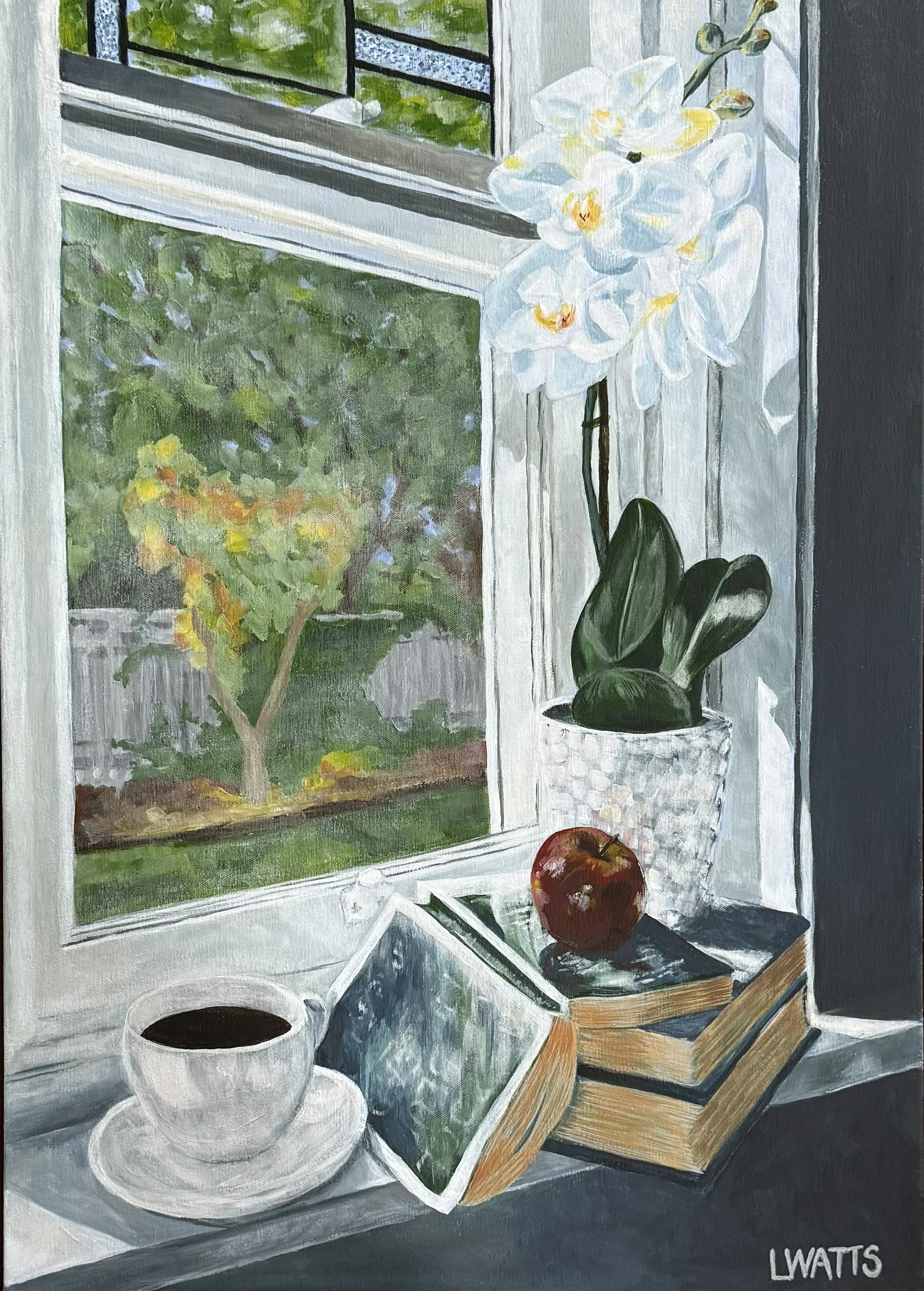 Window I, Acrylic on canvas, 2026, SOLD
