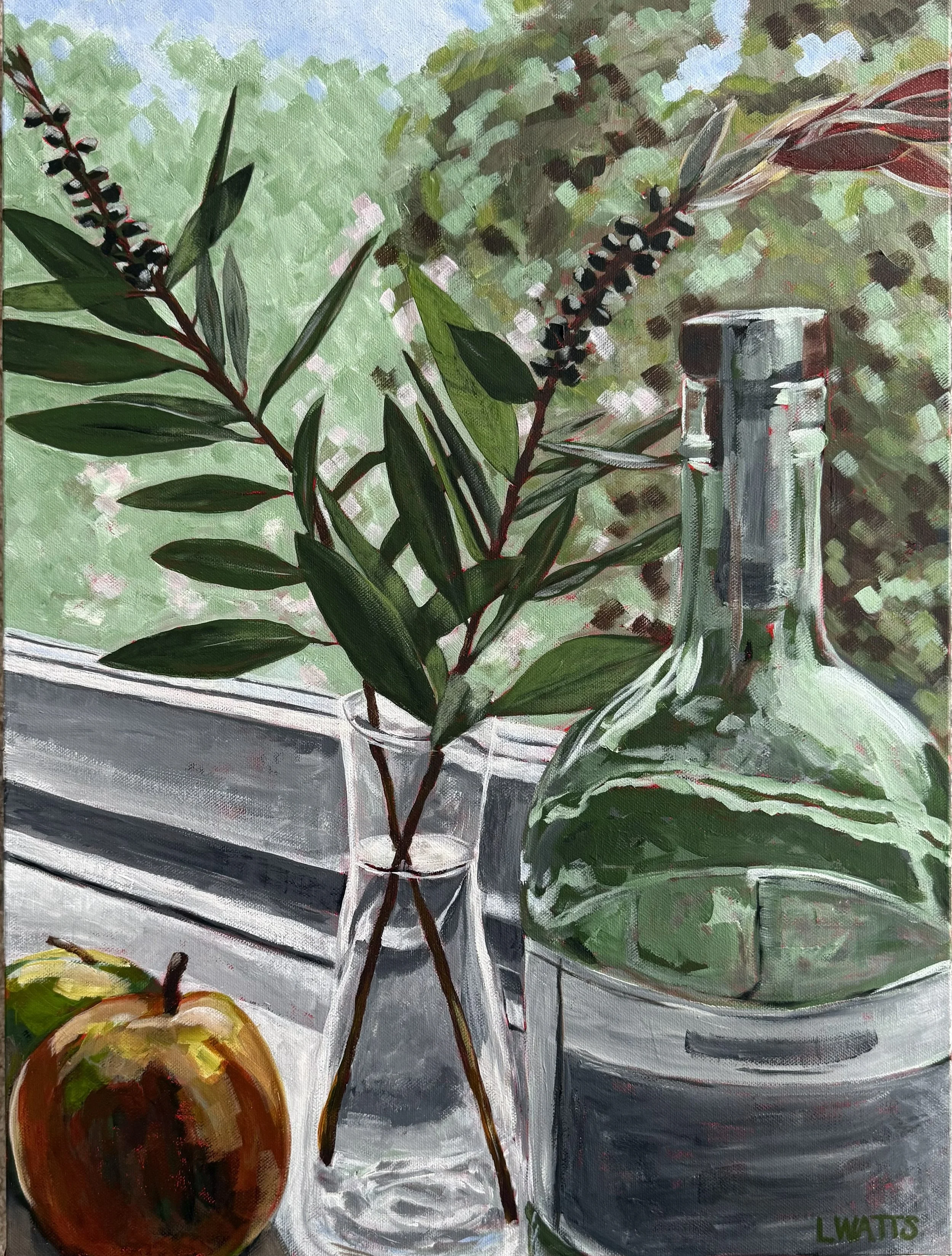 Callistemon I, Acrylic on canvas, 2026