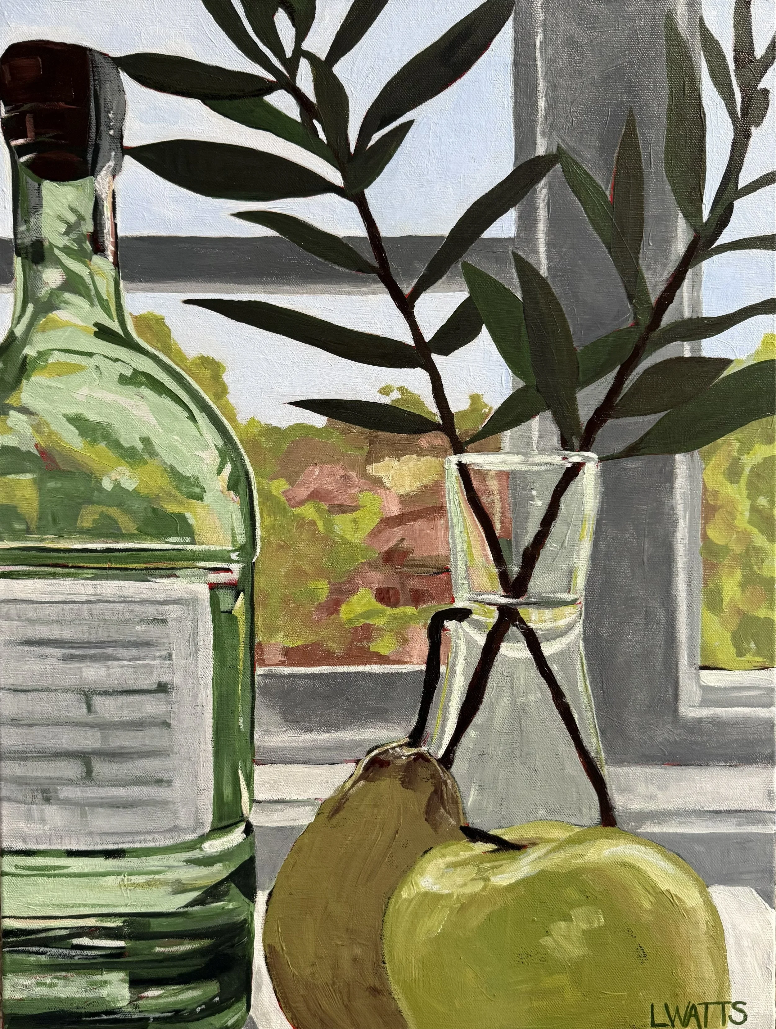Callistemon II, Acrylic on canvas, 2026