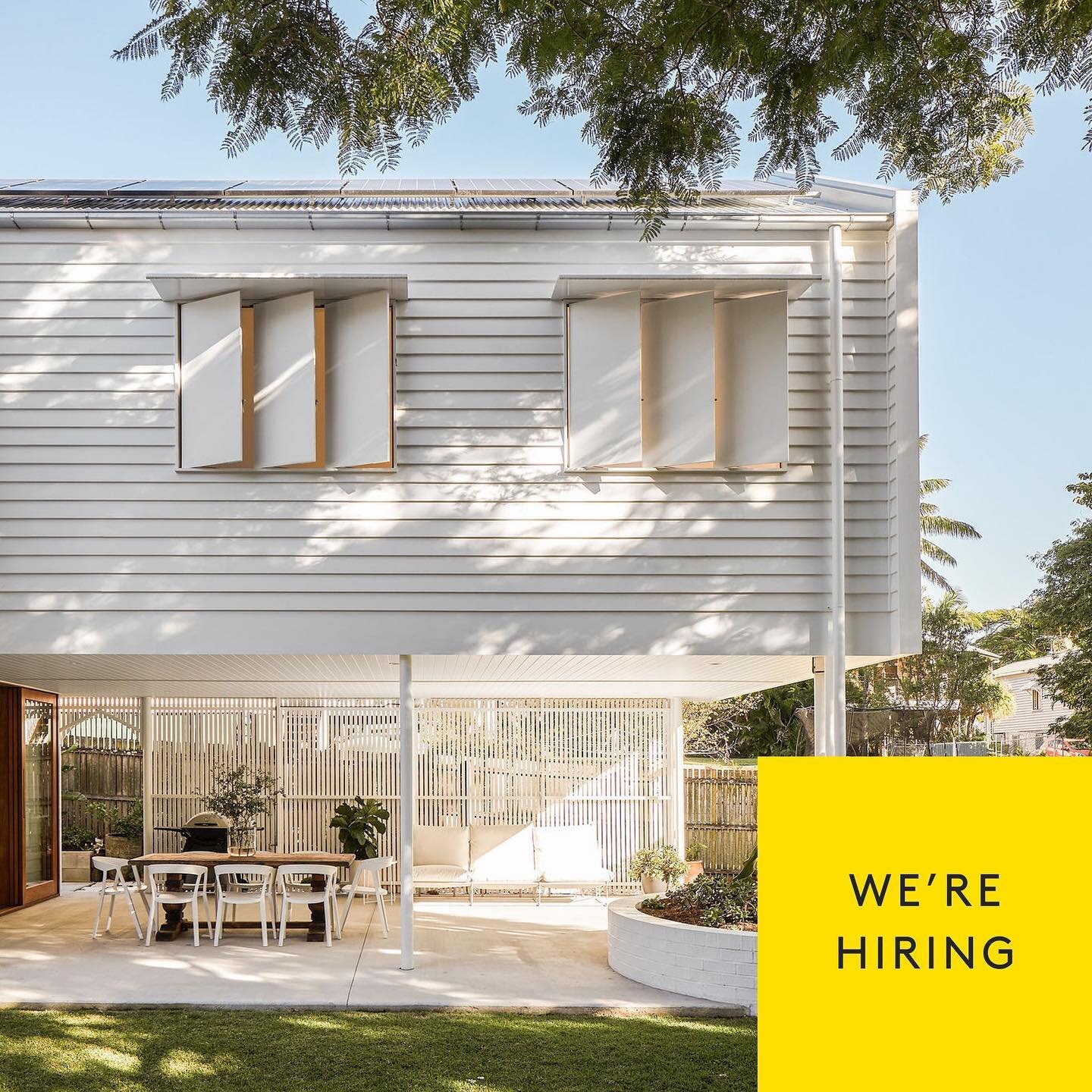 Join our team in Brisbane building architectural homes that stand the test of time.

To apply email: charlie@mylne.build or via the link in our bio.