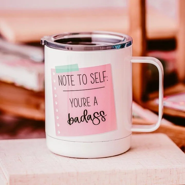 👊☕ Note to self: You're a badass! Sip on some confidence this morning and conquer the day like the awesome artisan you are. 💪✨

#handmadeseller #coffeeislife #impostersyndrome #womanownedbiz #creativeentrepreneur #ProductPhotoshoot