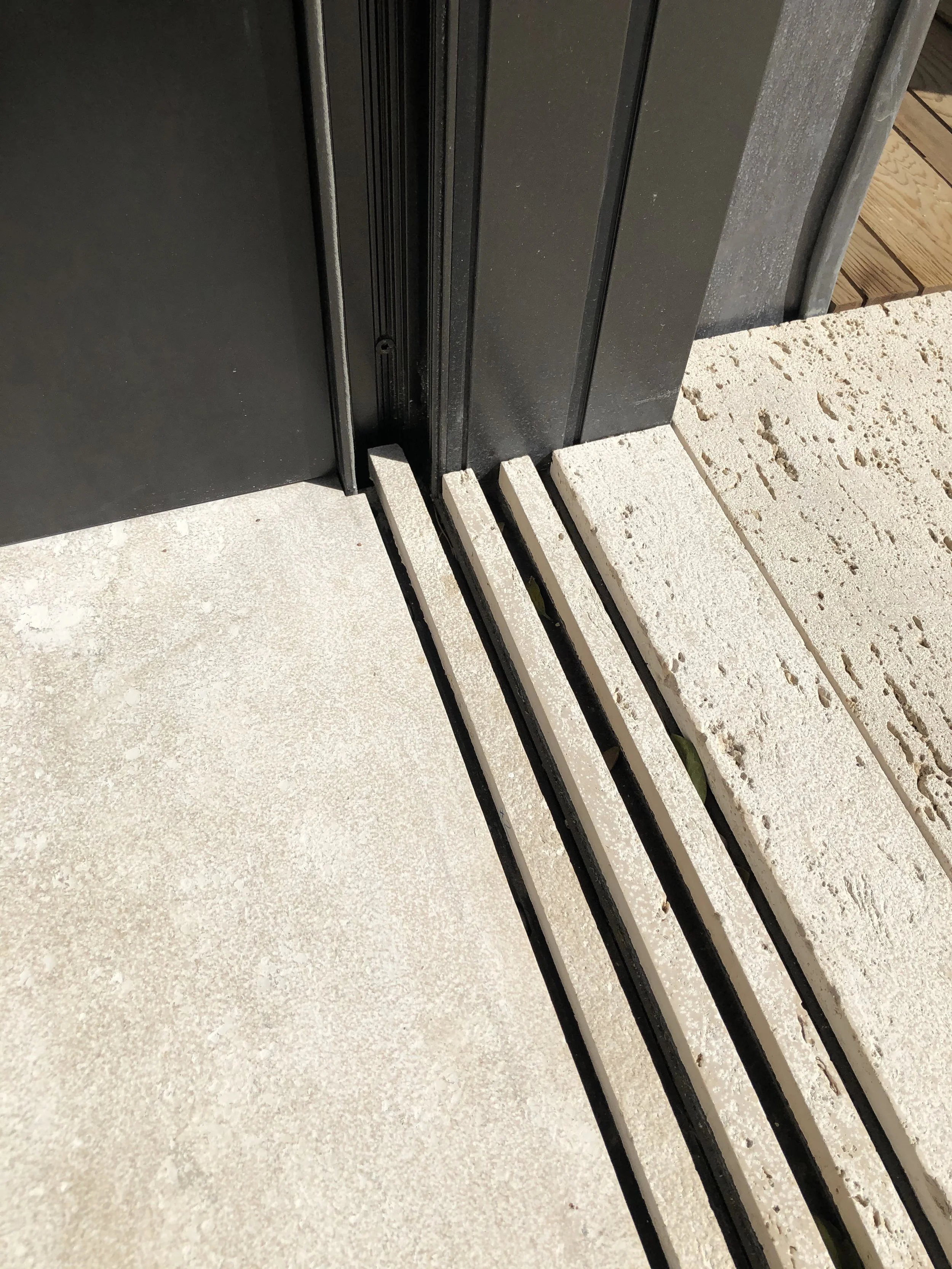 5th Floor Sliding door threshold detail