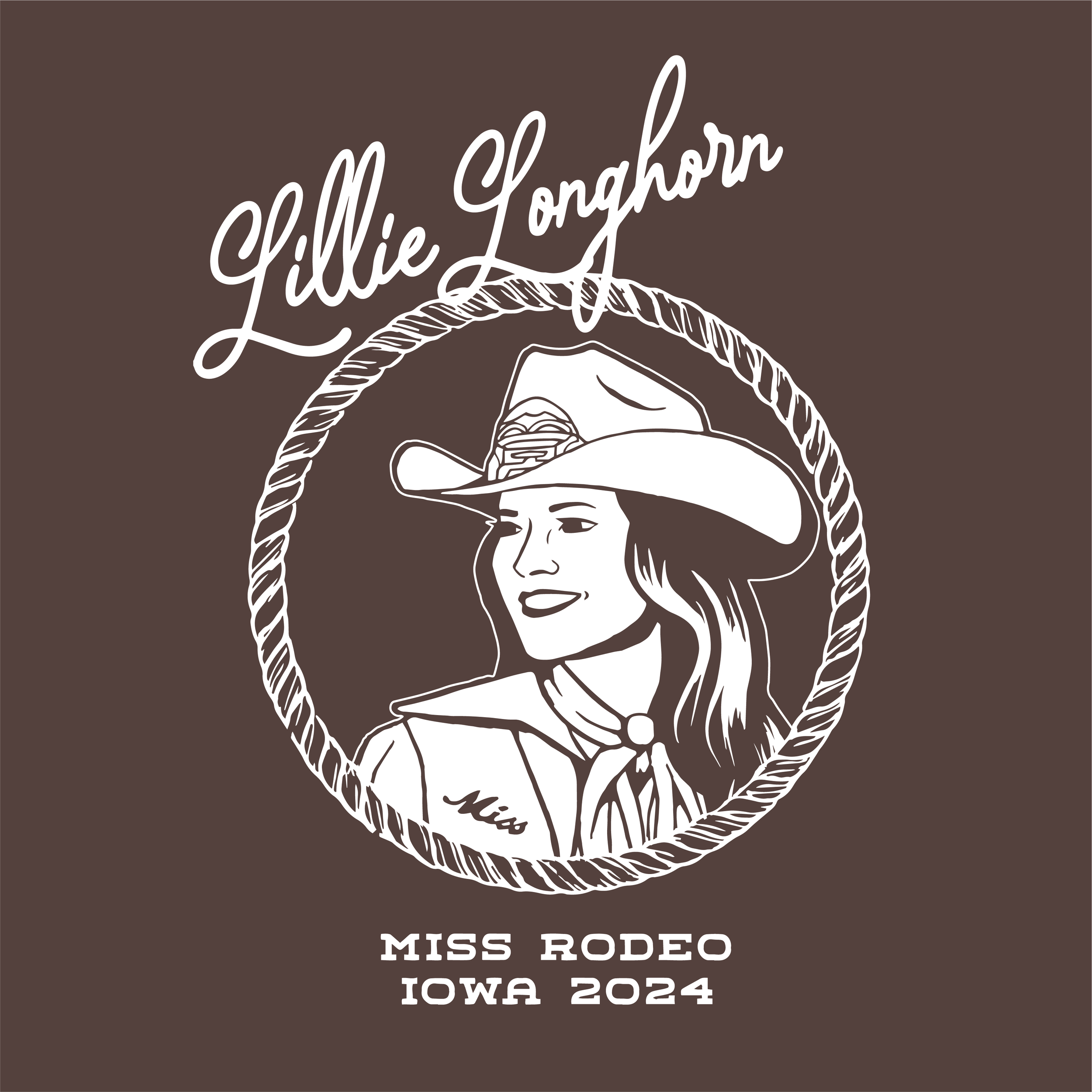 Miss Rodeo Iowa 2025 Logo & T-Shirt
