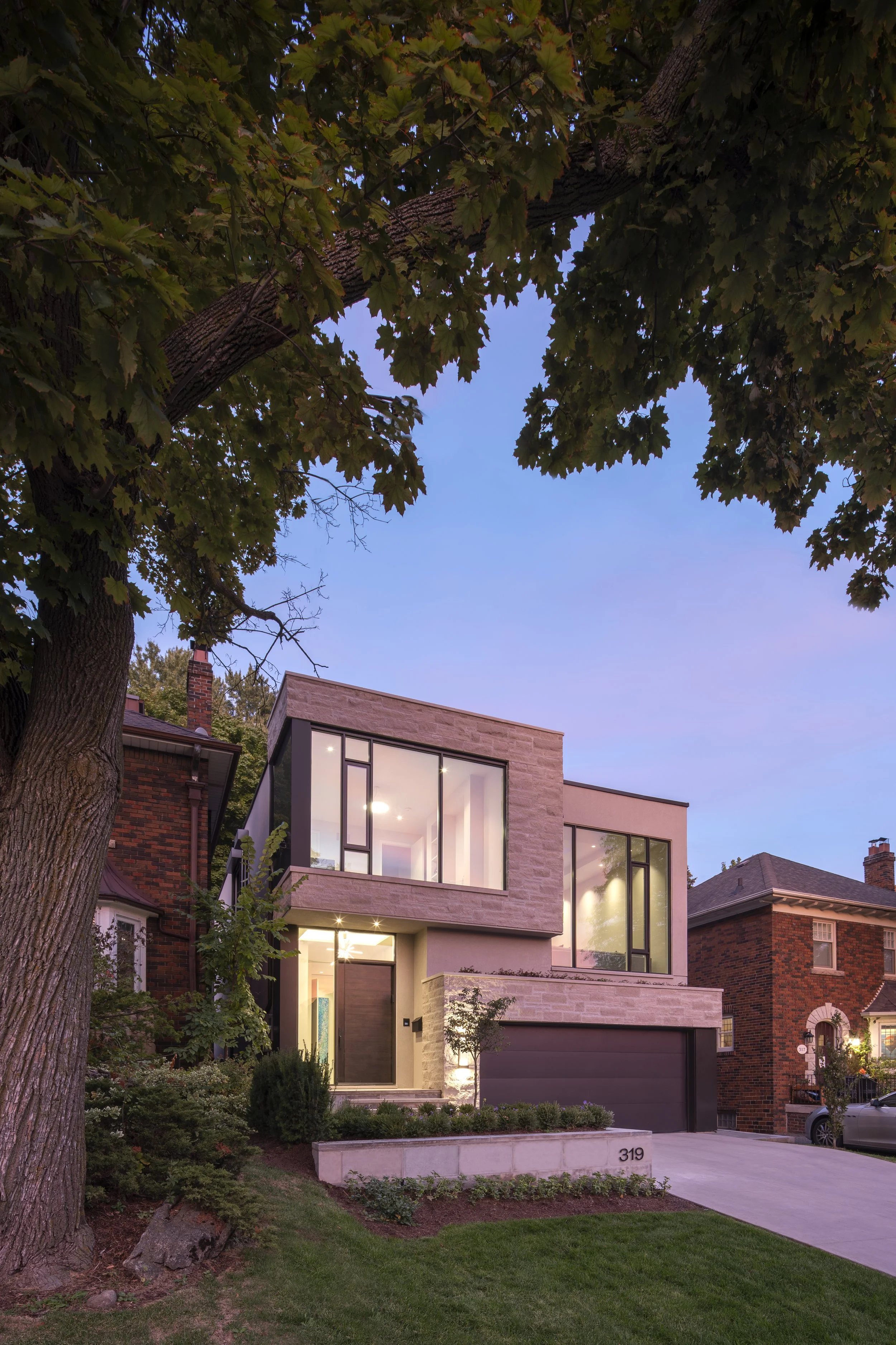 Toronto front exterior pink hour.jpg