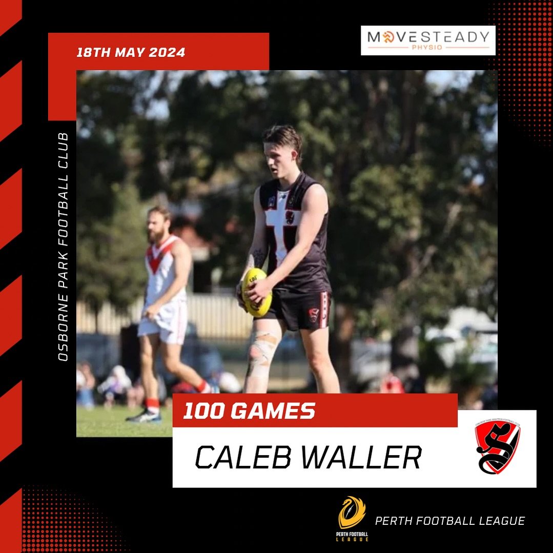 *calebwaller99 100 Games*

In 2017, a fresh faced 18 year old (6ft 4&rdquo; 80kg dripping wet) turned up at Ossie Park after a google search said we were the closest footy team to him and his sister.

7 years and 99 games later the less so fresh face