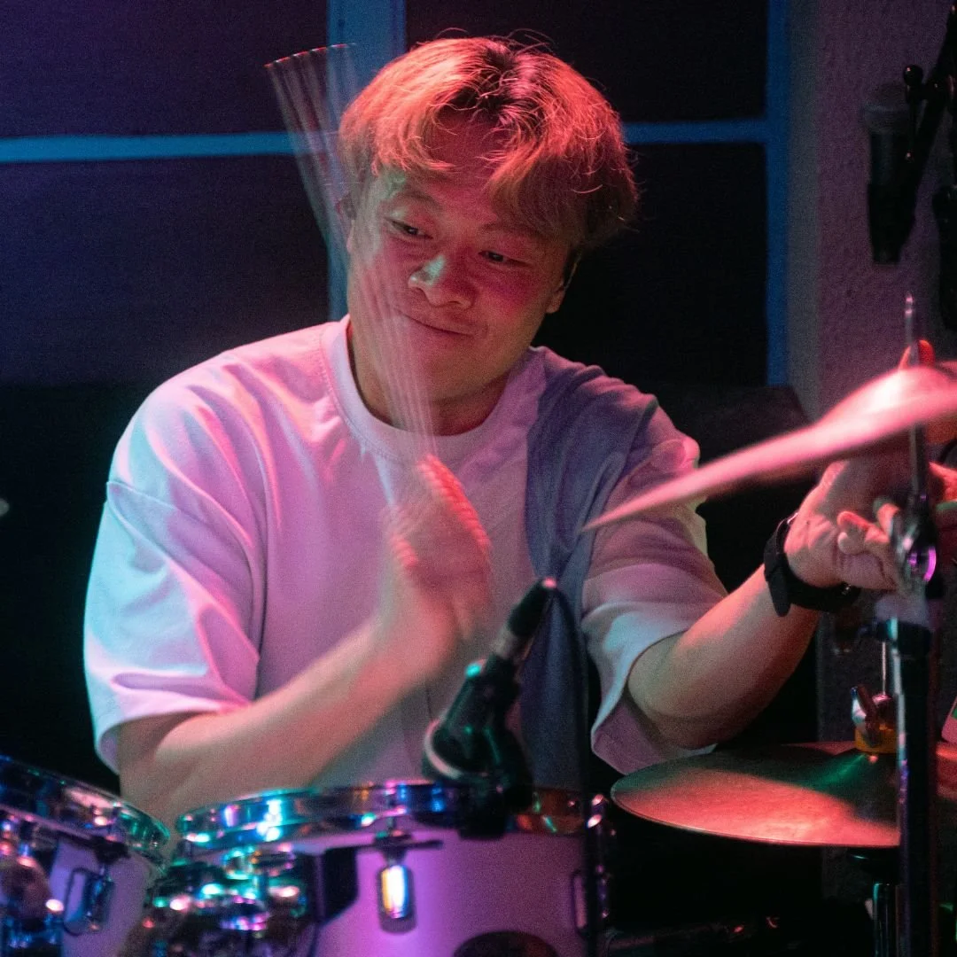 Lawrence Luk Drummer of Indigo Town, Best Live Music Band in Hong Kong