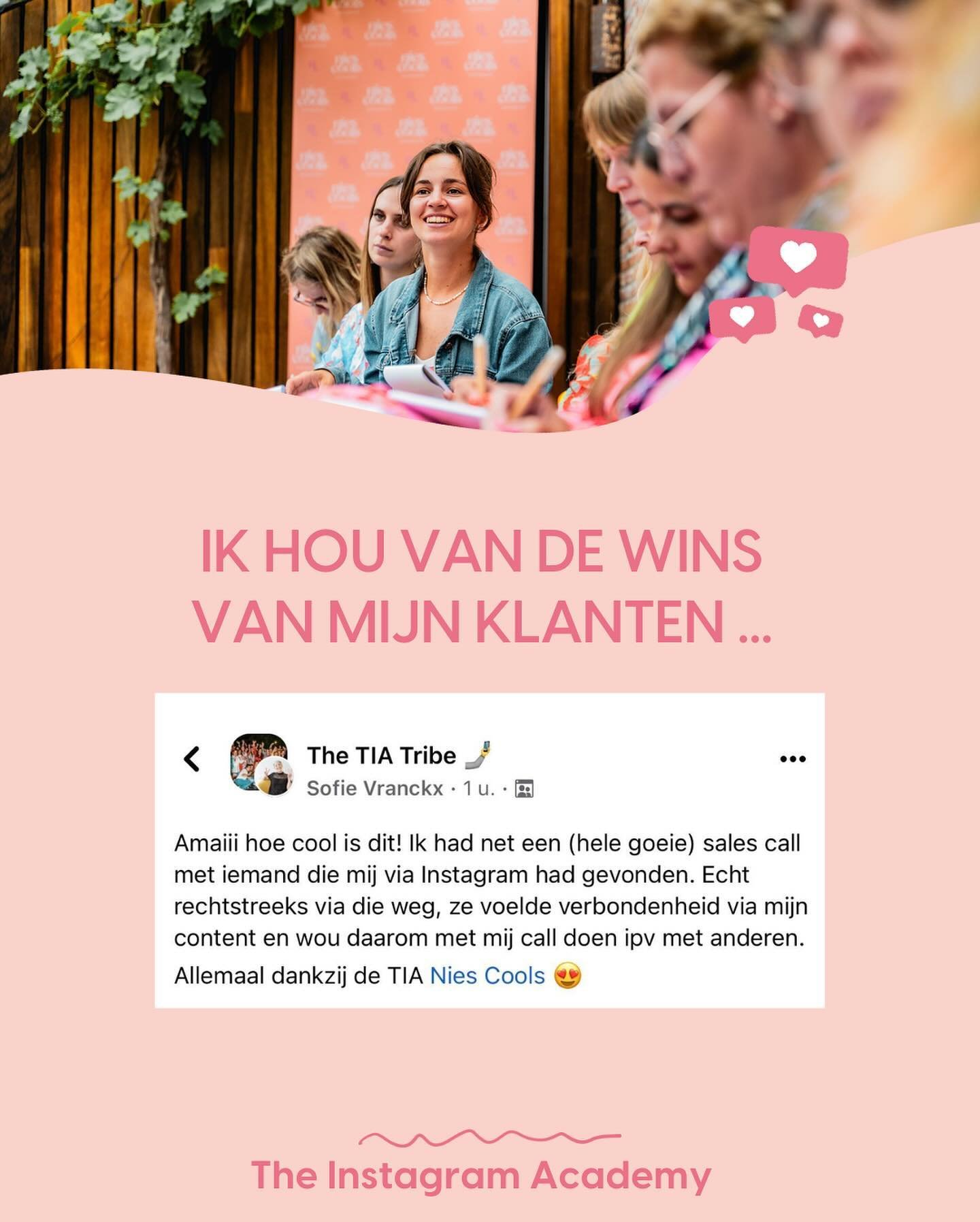 Enkele overwinningen lezen van deelnemers van The Instagram Academy? 🚀🧡🔥

Weet je waarom ik The Instagram Academy op de wereld heb gezet?

Zodat jij niet meer langer hoeft te ploeteren op Instagram!

Ik zie zoveel onderneemsters tijd verspillen op