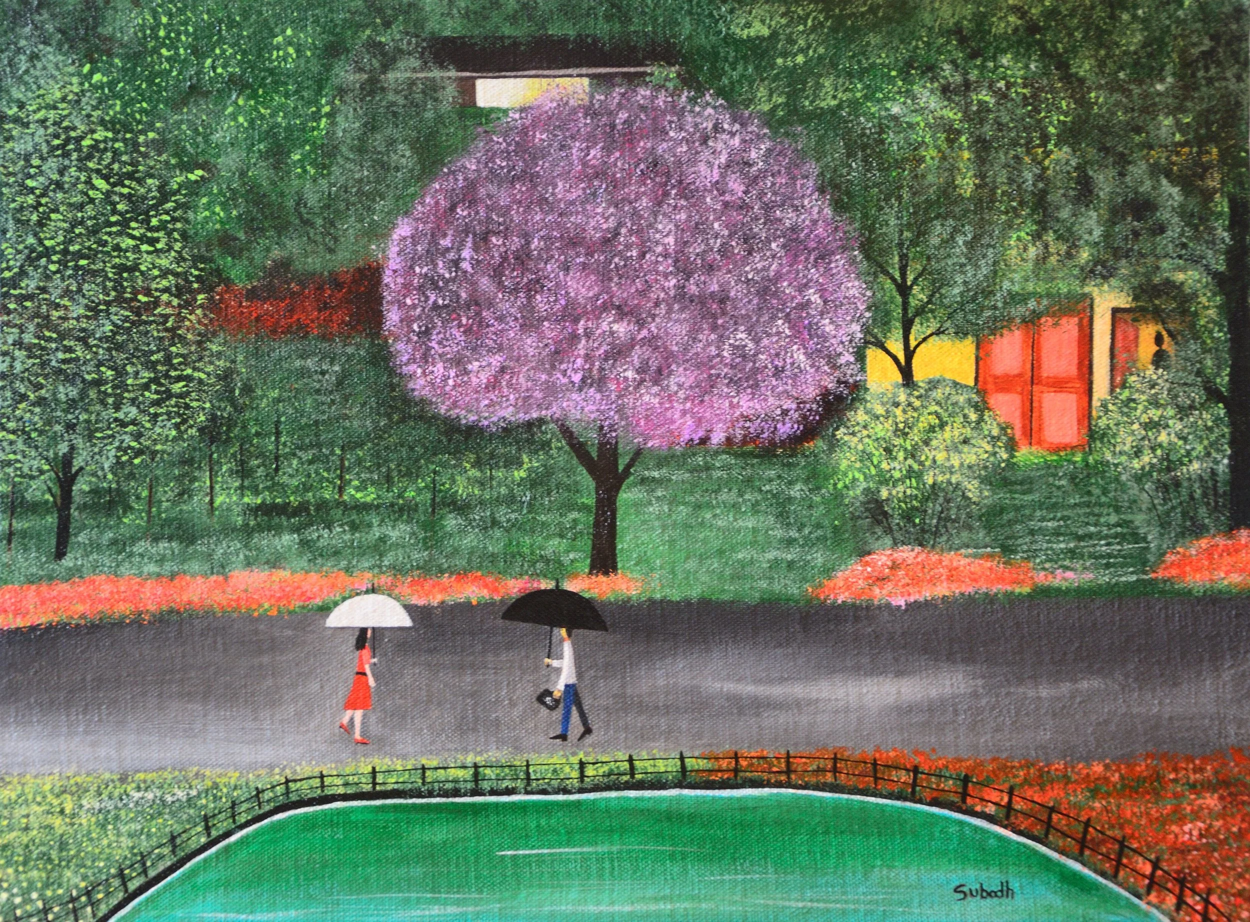Untitled
acrylic on canvas board
17/14 inches
