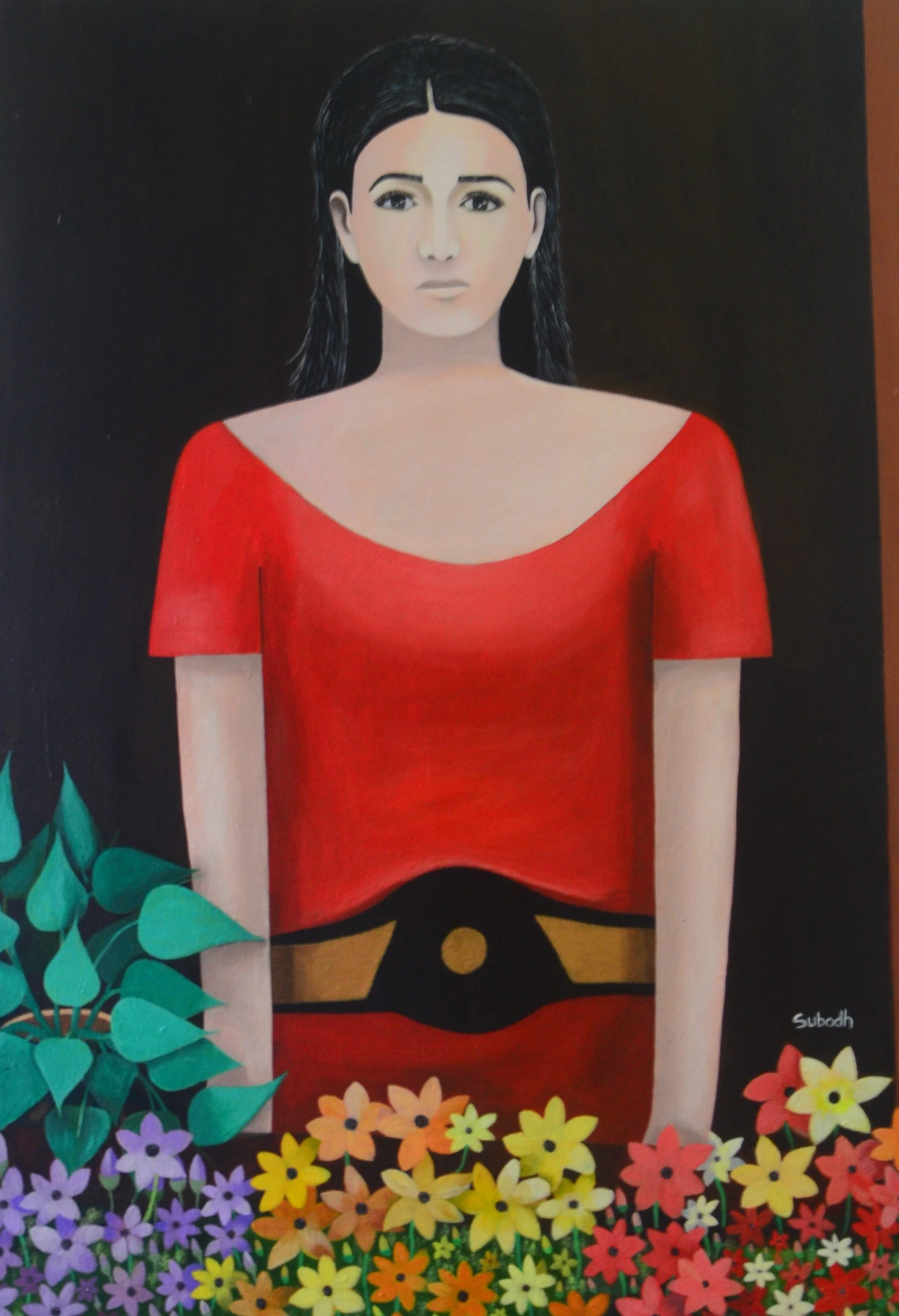 lady in red
acrylic on cotton
24/36 inches