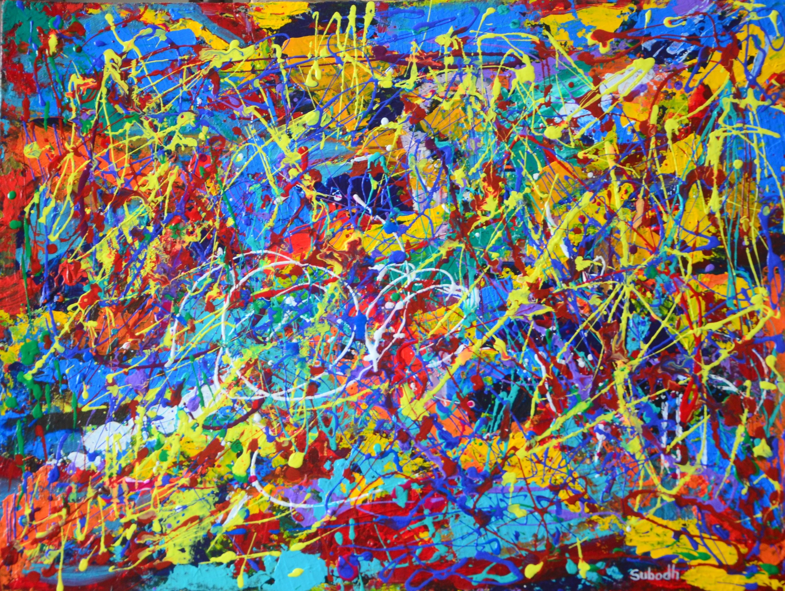 Untitled(sold)
acrylic on canvas
24/18 inches