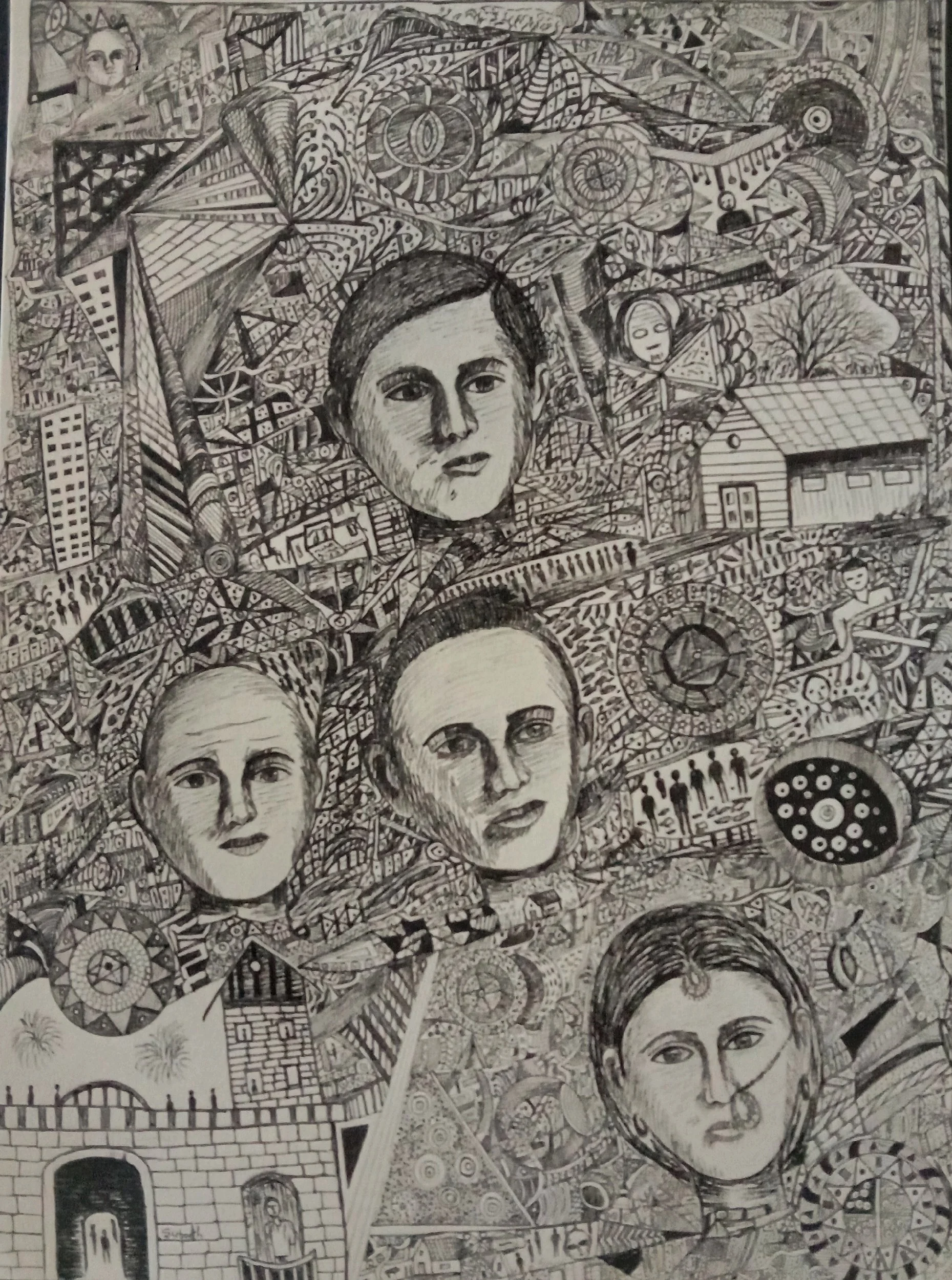 the journey...
ink on paper
8/11 inches