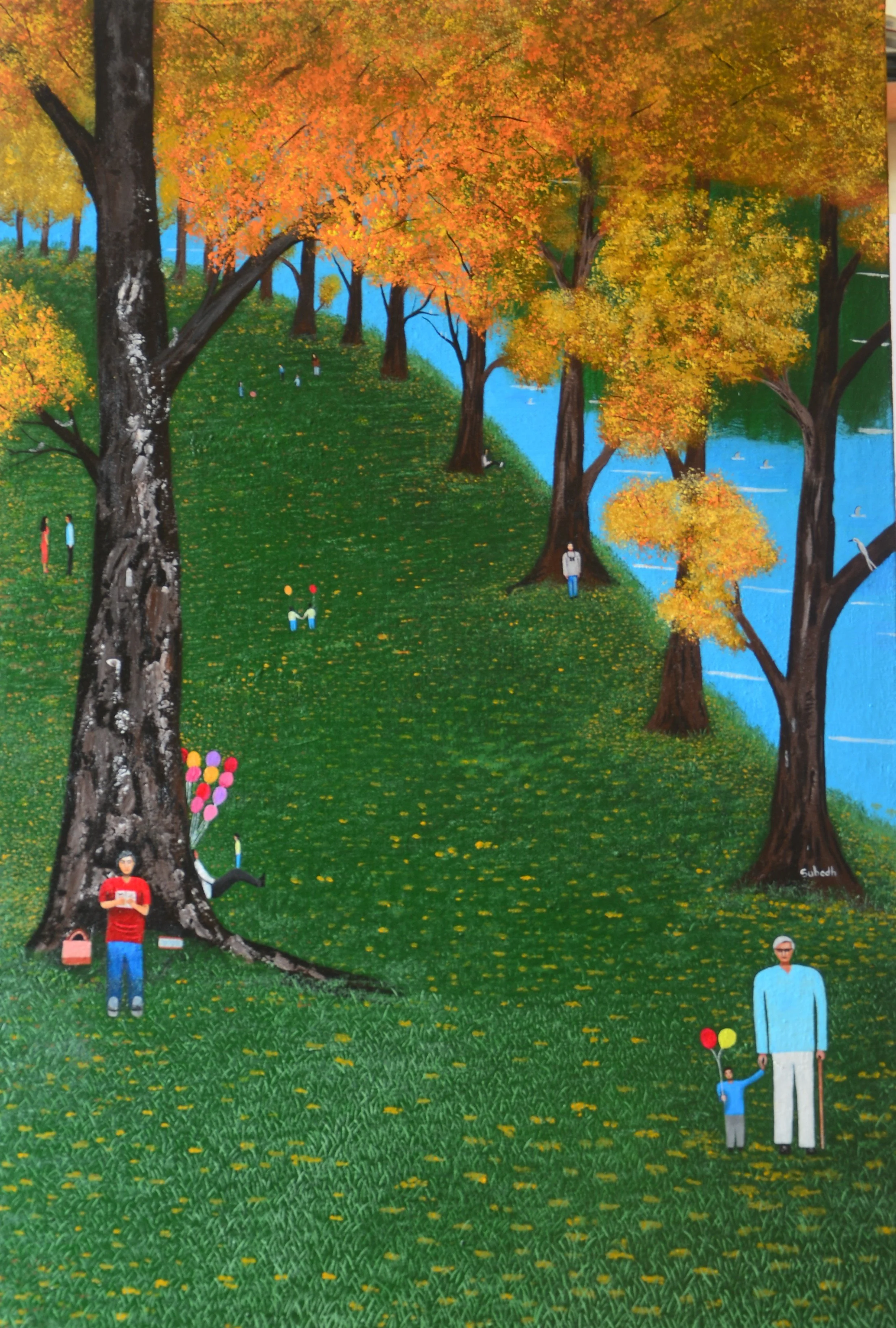 the autumn noon