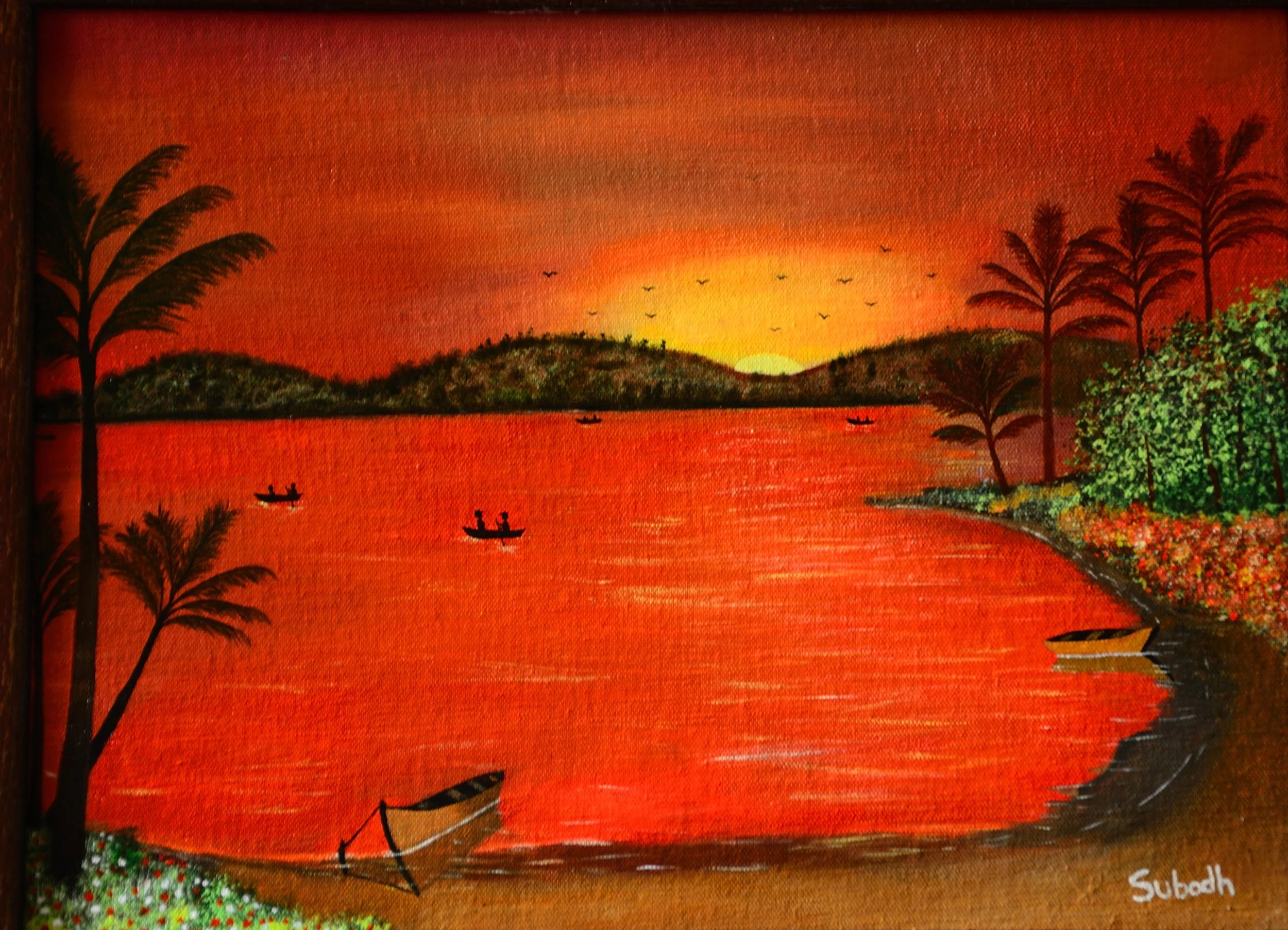 Sunset
acrylic on canvas board
18/14 inches